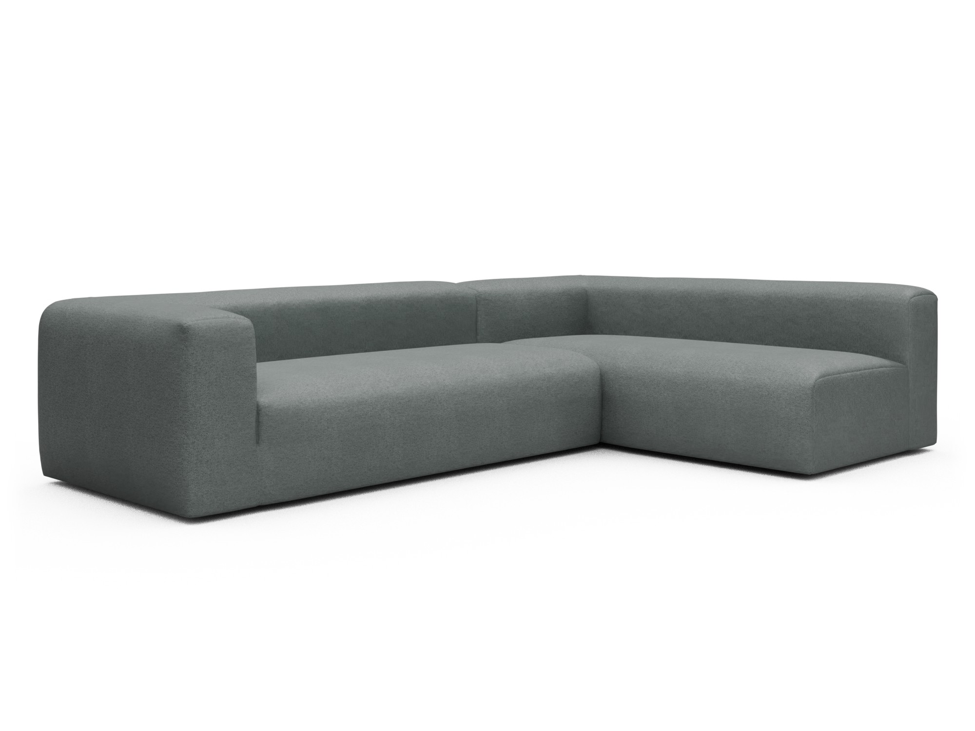 Skandi Home Ecksofa Fred 2x 2,5-Sitzer rechts offen Denari-Soft-Grey moebelfaktor