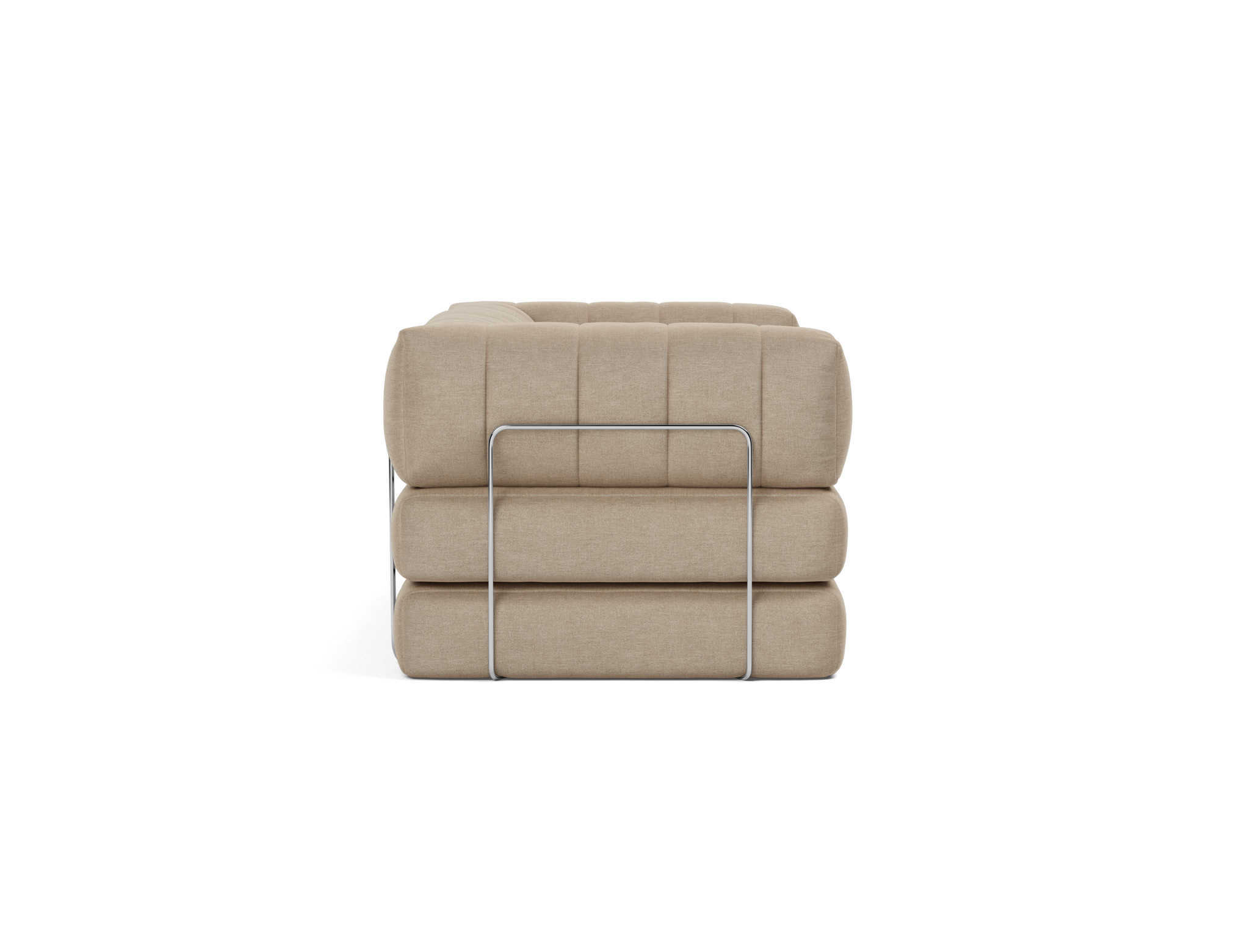 Schlafsofa CozyPad mit Armlehnen Flachgewebe Phobos 587-Mocha