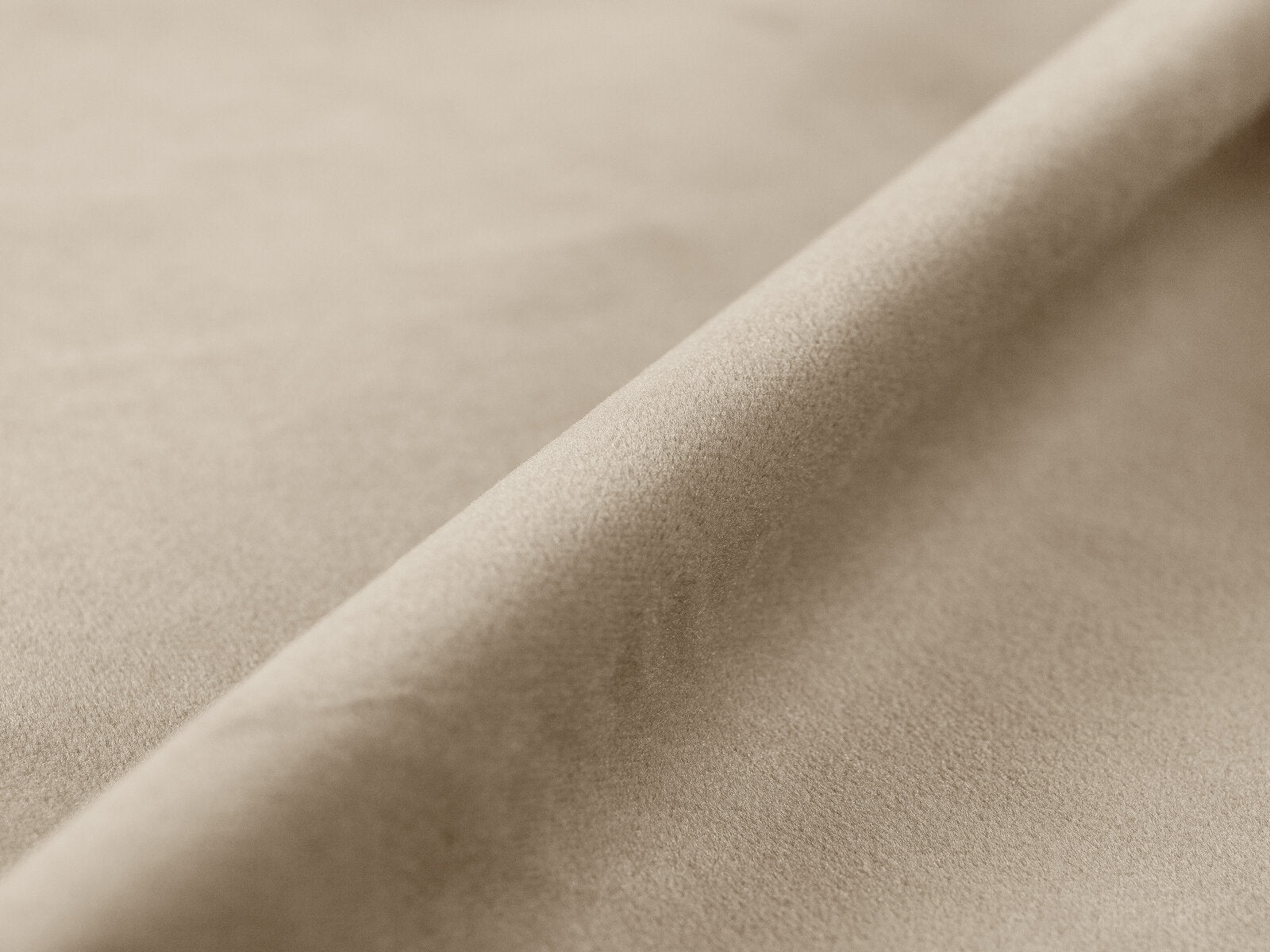 Micadoni Stauraumbett mit Kopfteil Bellis Samt Bluvel Dunkelbeige 140x200