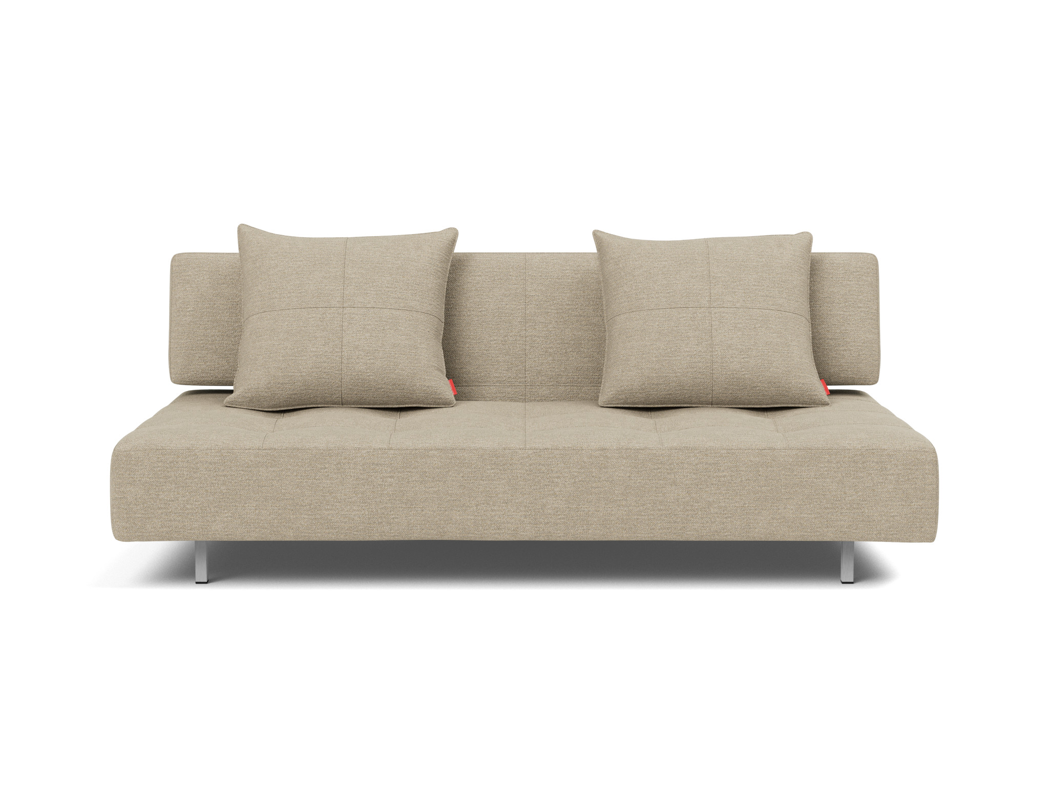 Schlafsofa Long Horn D.E.L. Strukturierter Stoff Taura 356-Sand