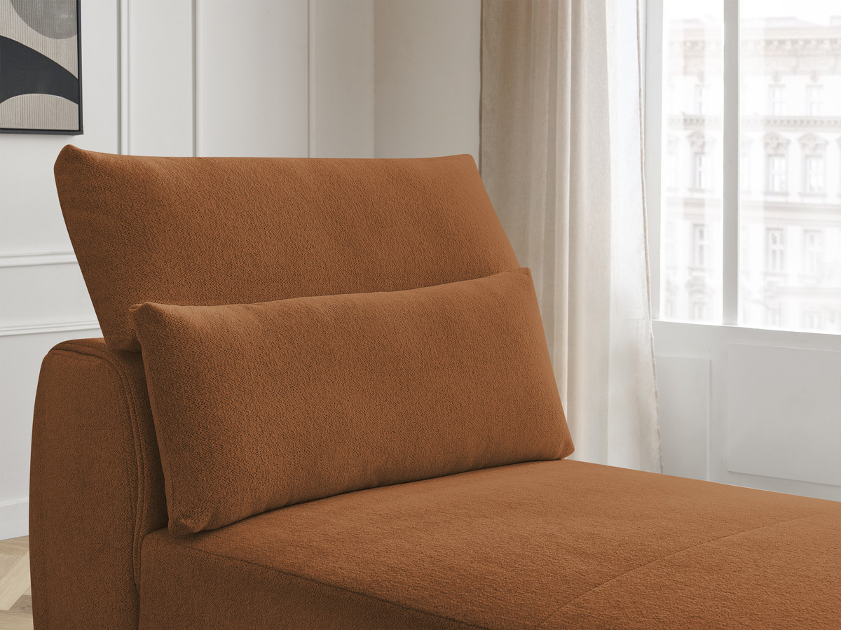 Bobochic Jana Méridienne-Modul Melange-Stoff Orange