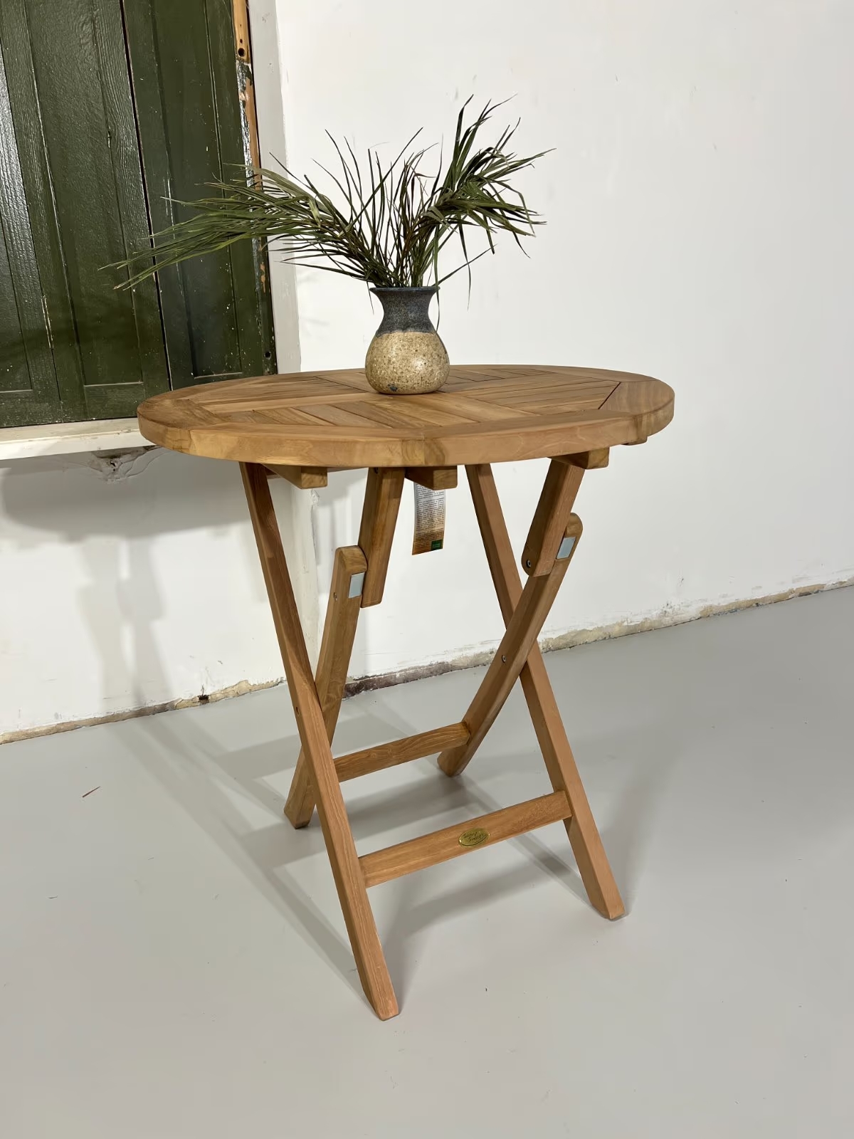 Sunny Smart Klapptisch York rund Teakholz natur 70cm