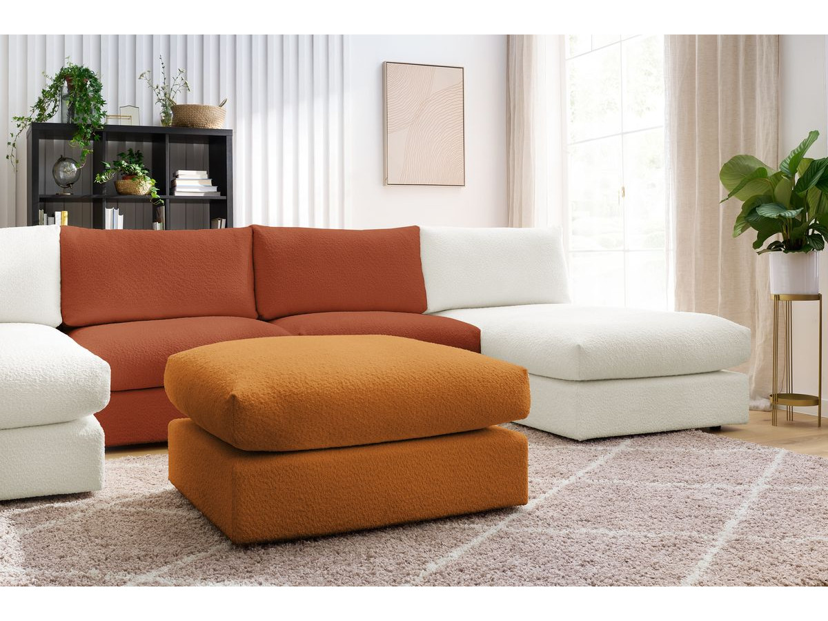 Bobochic Paris Wohnlandschaft Bouclé-Stoff Mehrfarbig