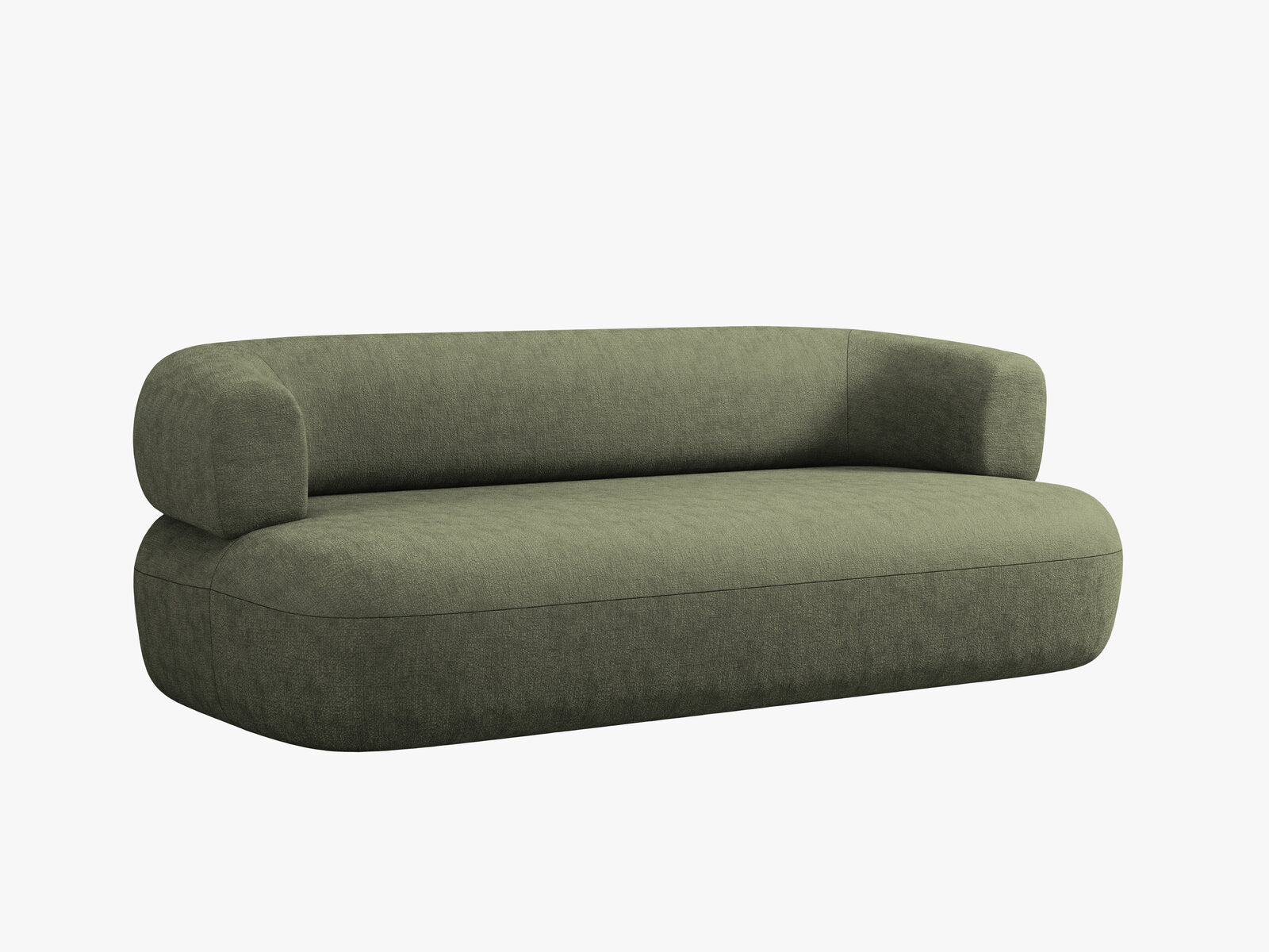 Micadoni Sofa Jenny 2-Sitzer Chenille Perfect Harmony Grün