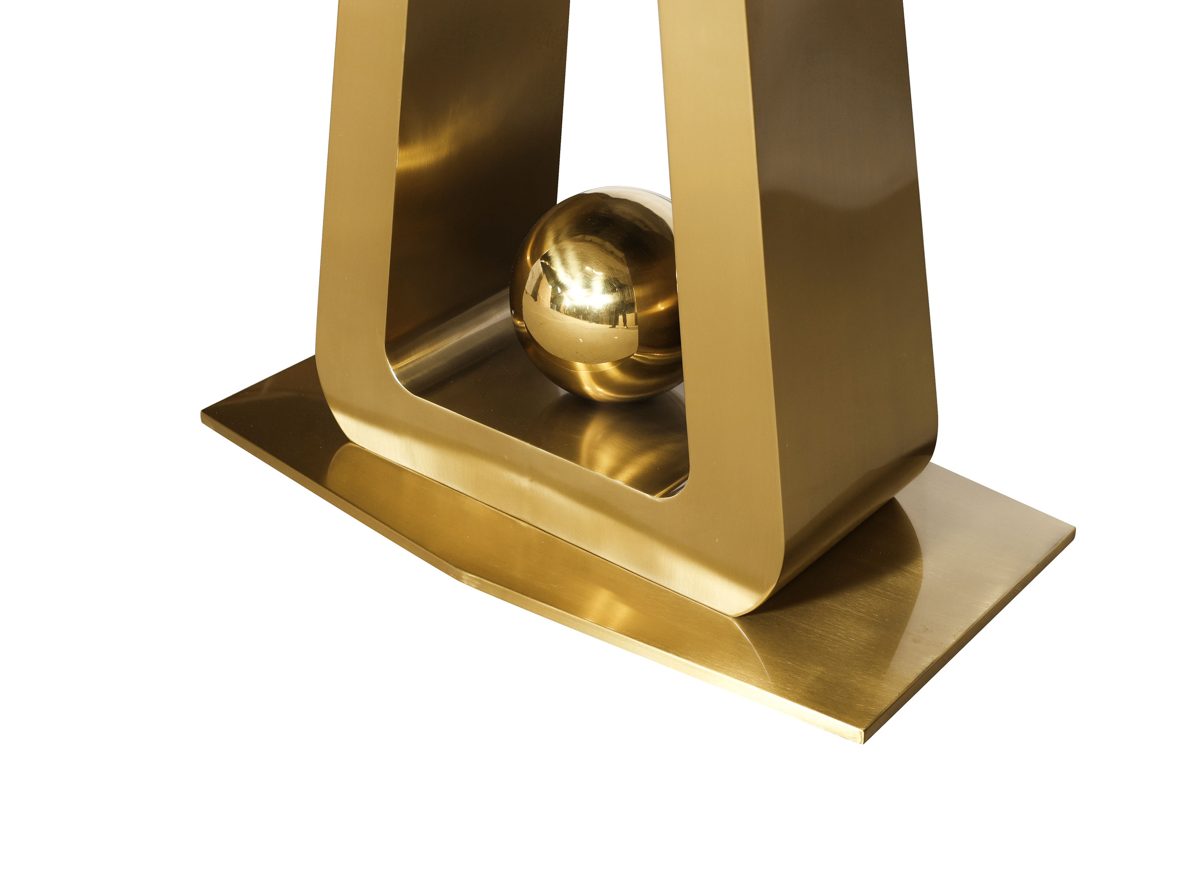 Livin Hill Esstisch 180cm Modig Goldene Beine, weiße Tischplatte M57