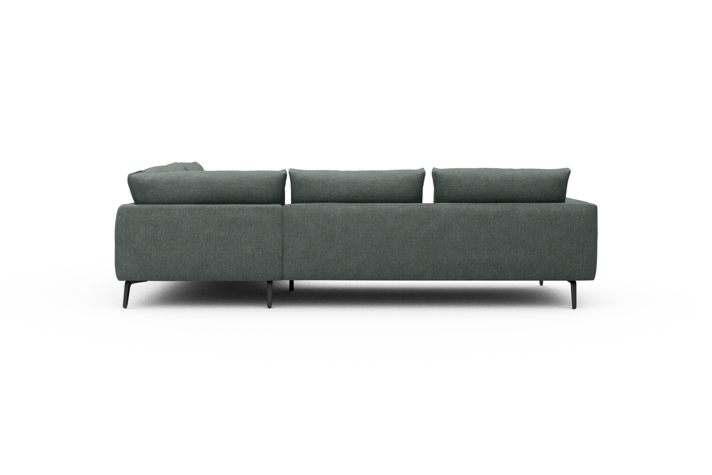 Ecksofa Karl Relax-Ecke rechts mit 2,5-Sitzer Carreno-Ice-Blue