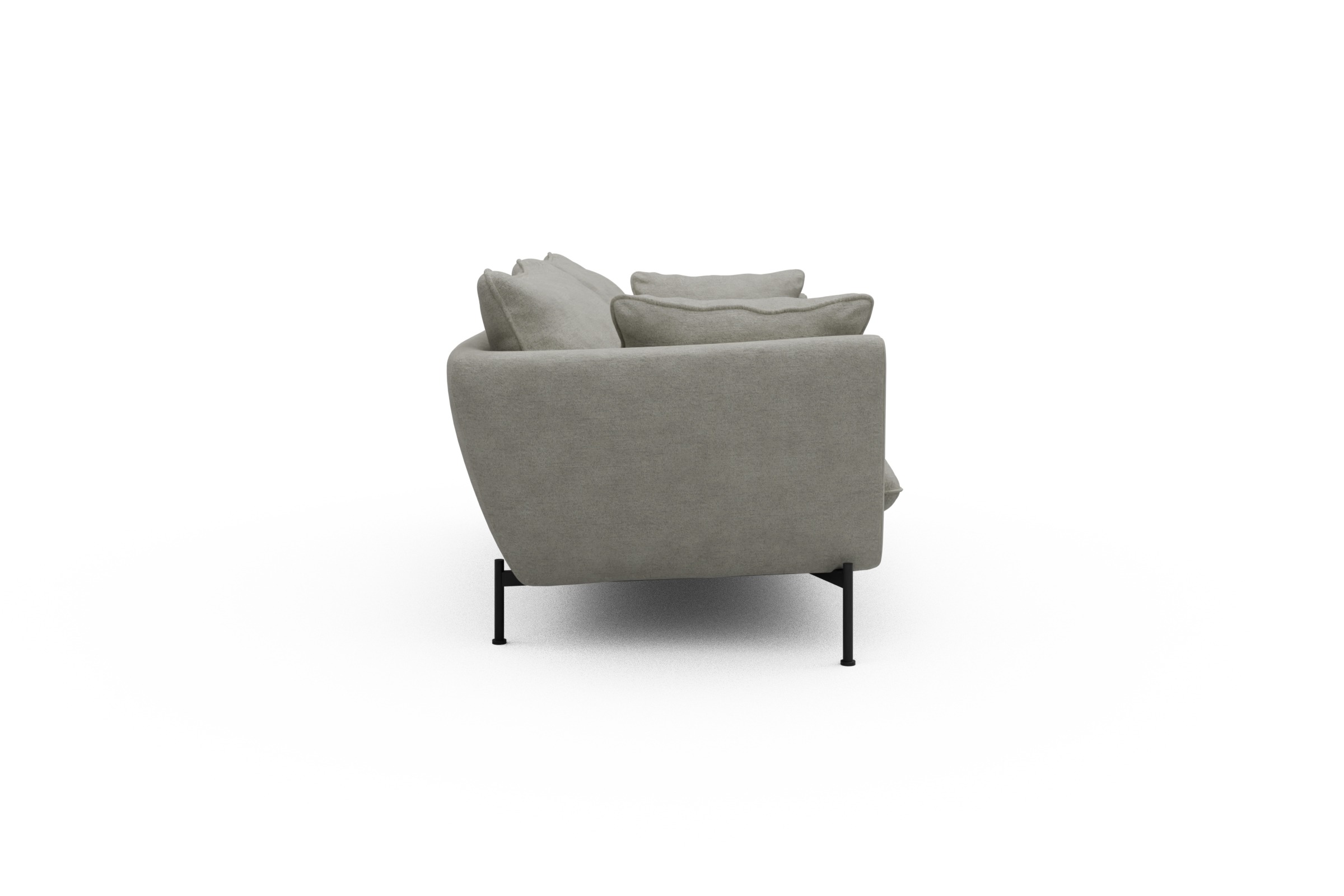 Sofa Anton PREMIUM 2-Sitzer Carreno-Moon-Stone-White