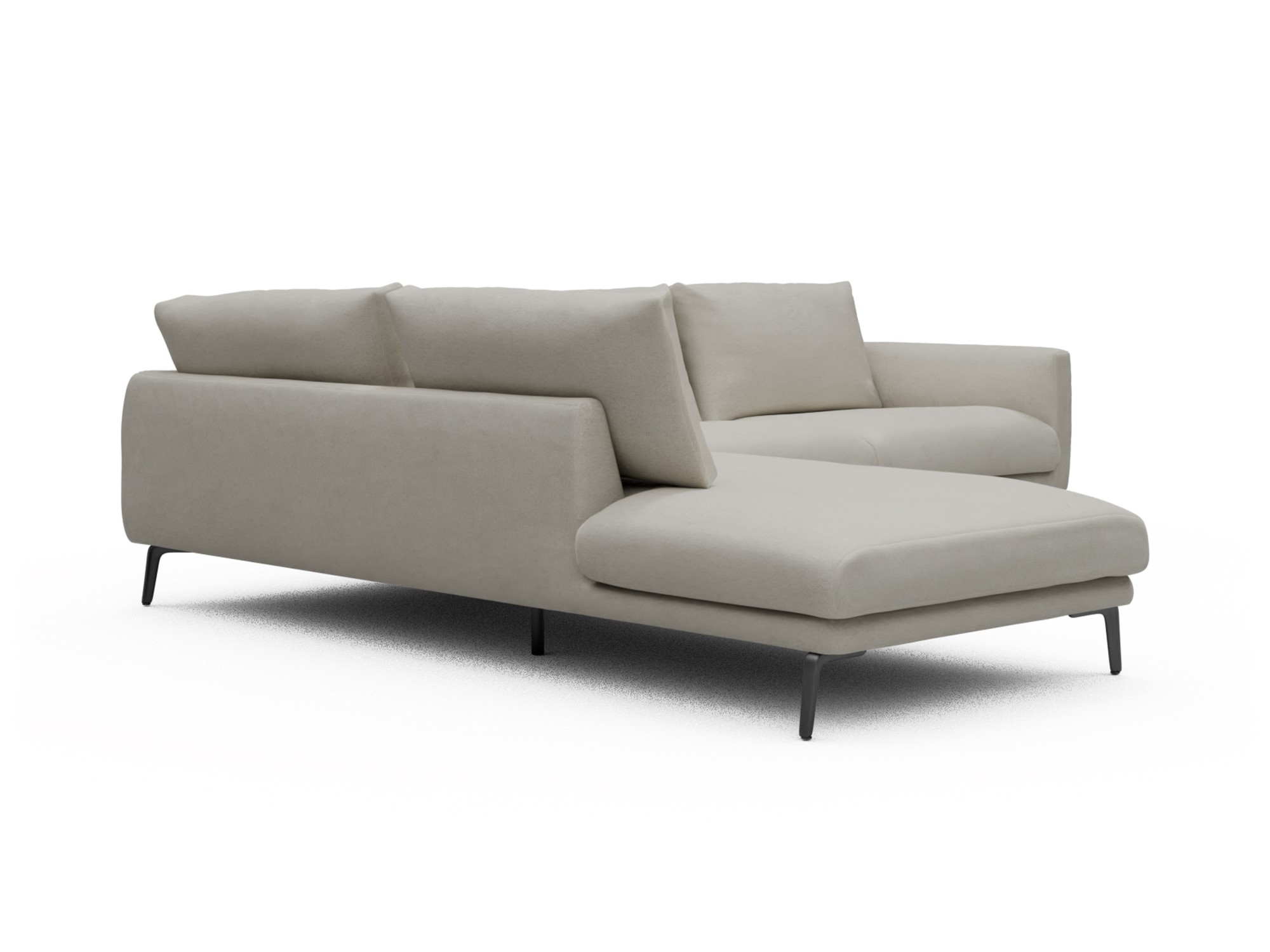 Skandi Home Ecksofa Karl Relax-Ecke links mit 2,5-Sitzer Denari-Clean-Beige moebelfaktor