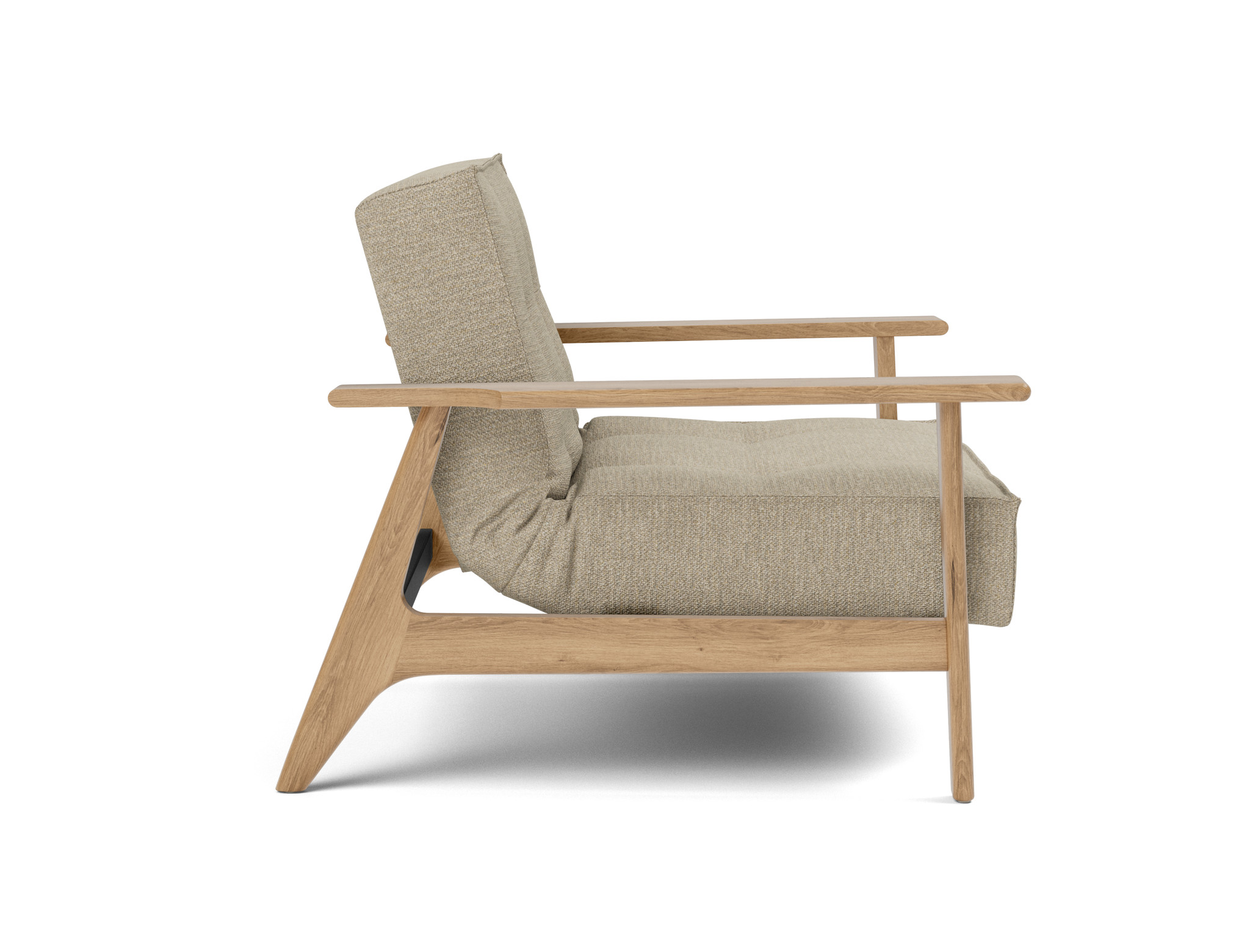 Sessel Splitback Frej Strukturierter Stoff Taura 356-Sand