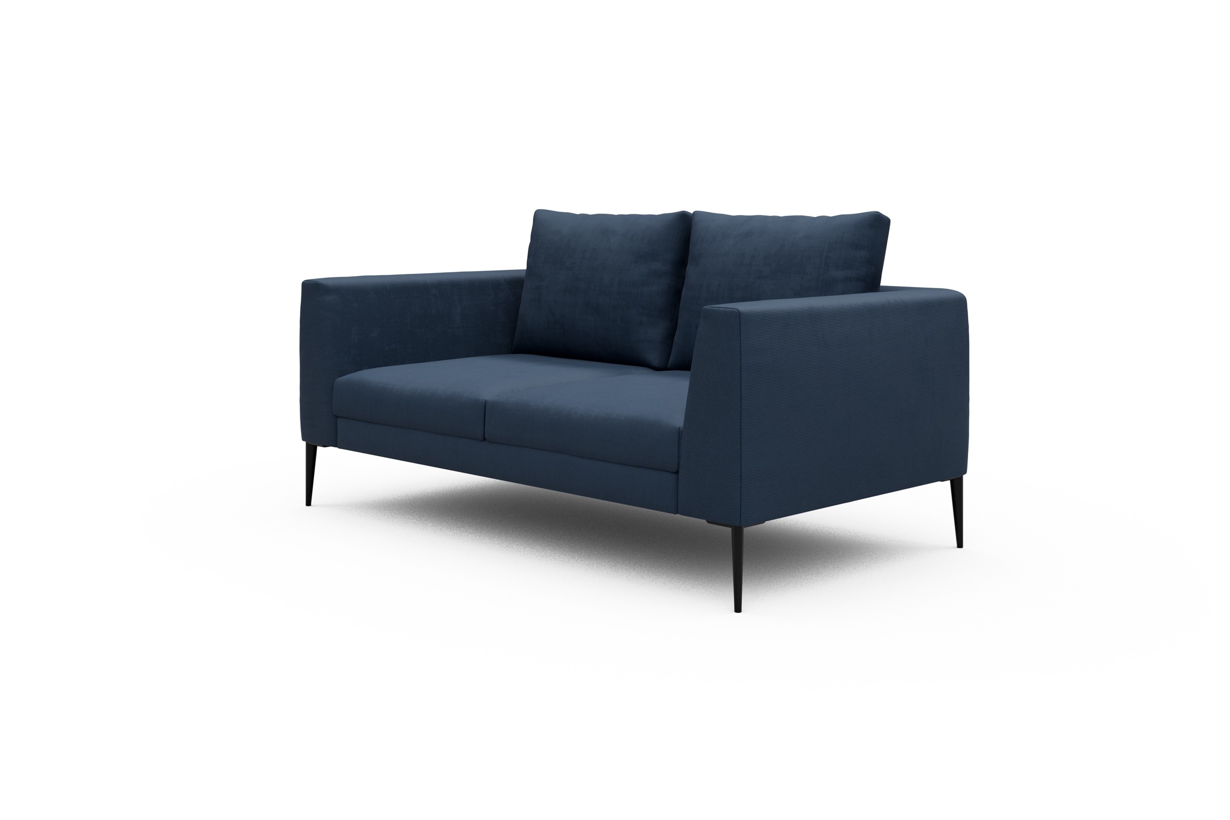 Sofa Paul 2-Sitzer Cordufine-Royal-Blue