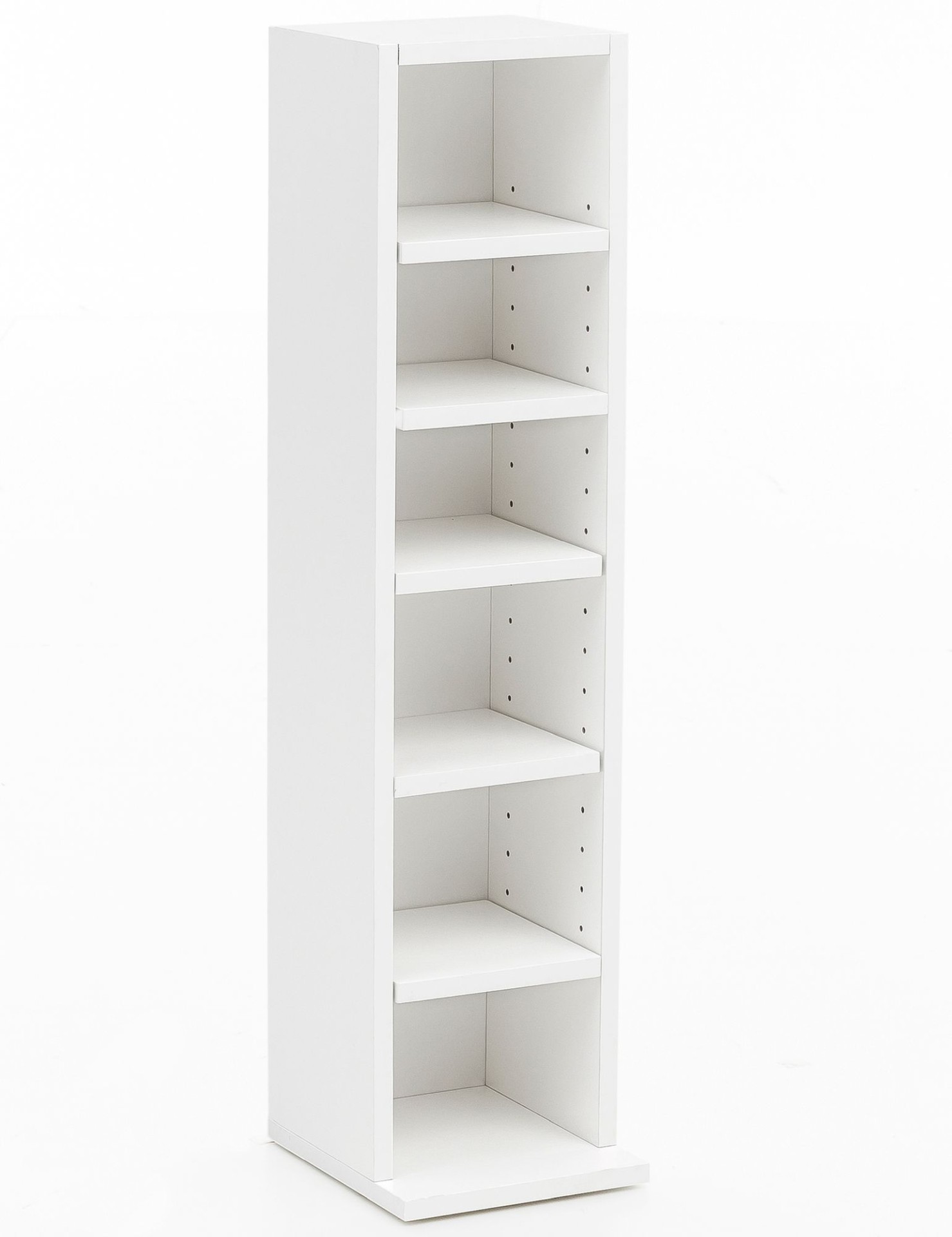 Standregal Fludir Weiß 21 × 20 × 91 cm