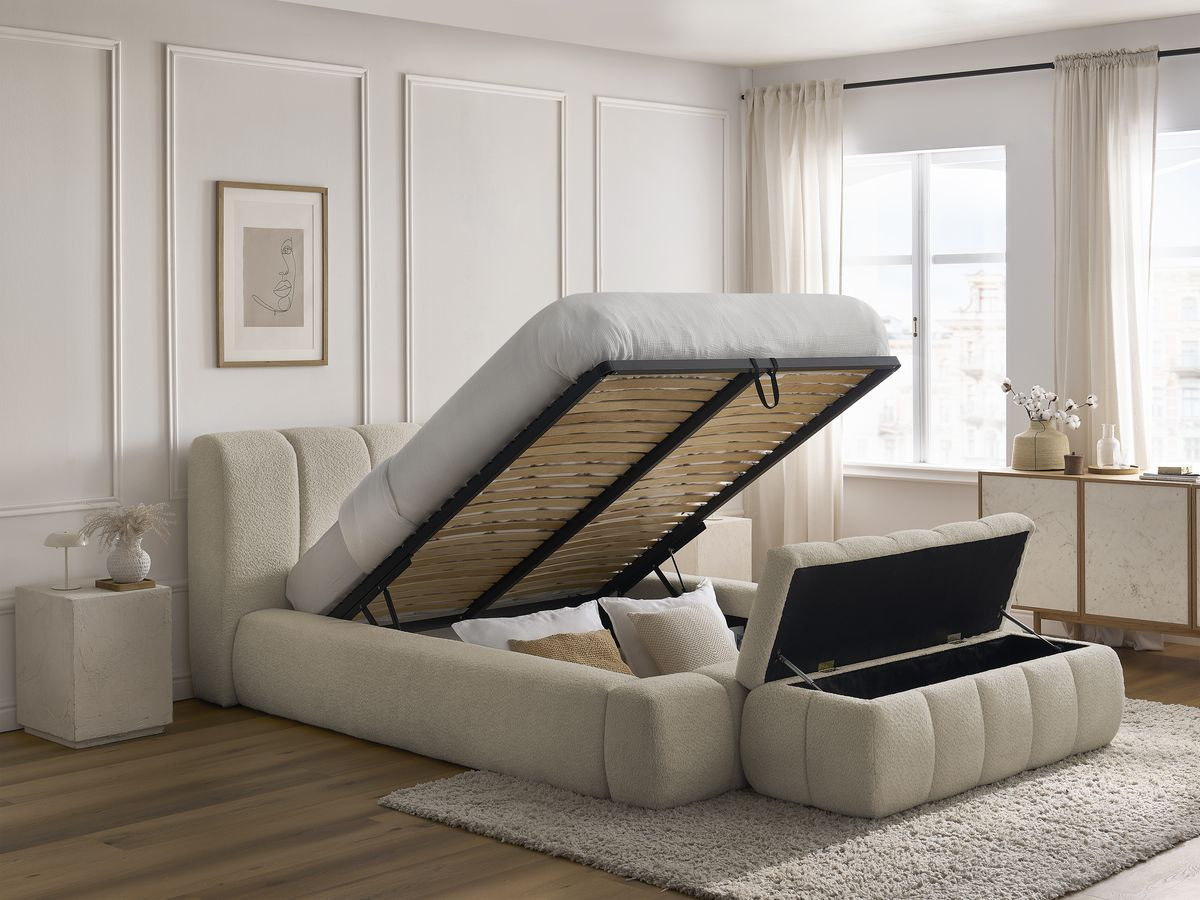 Bobochic Denali Polsterbett mit Bettkasten mit Bettbank