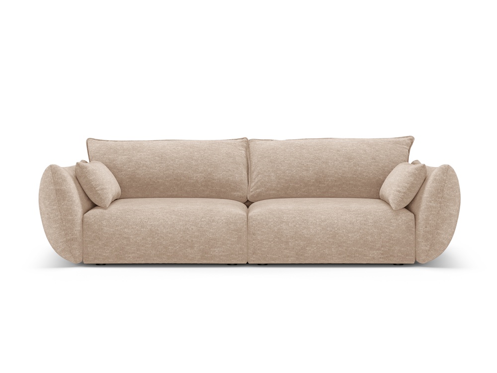 Cosmopolitan Design Sofa Matera 3-Sitzer Chenille Eden Dunkelbeige