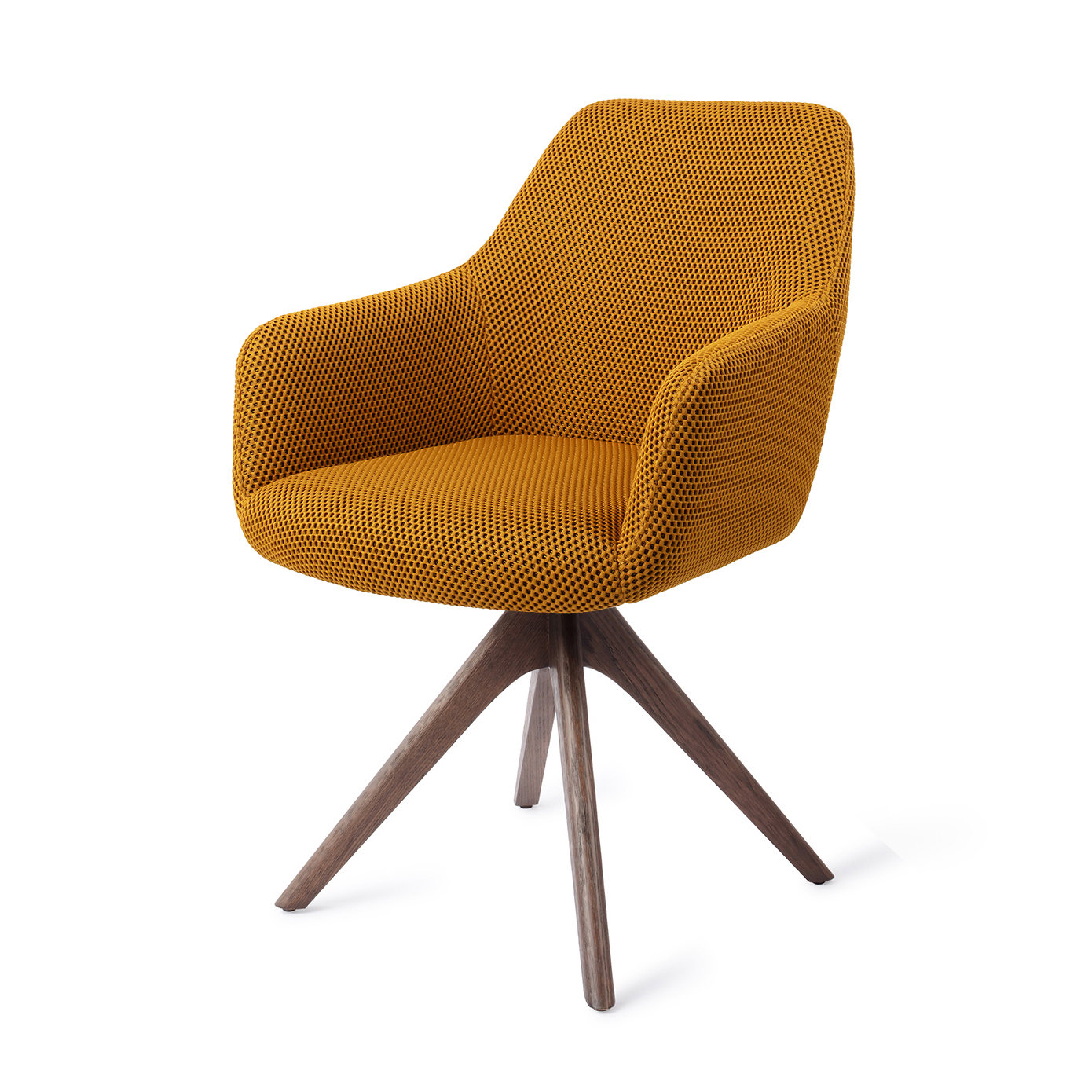 Jesper Home Esszimmerstuhl Hiroo Groovy Garam Revolve Eiche Walnuss
