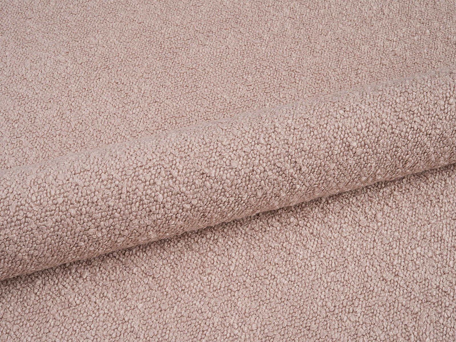 Micadoni Stauraumbett mit Kopfteil Ovalo Boucle Baloo Puderrosa 200x200