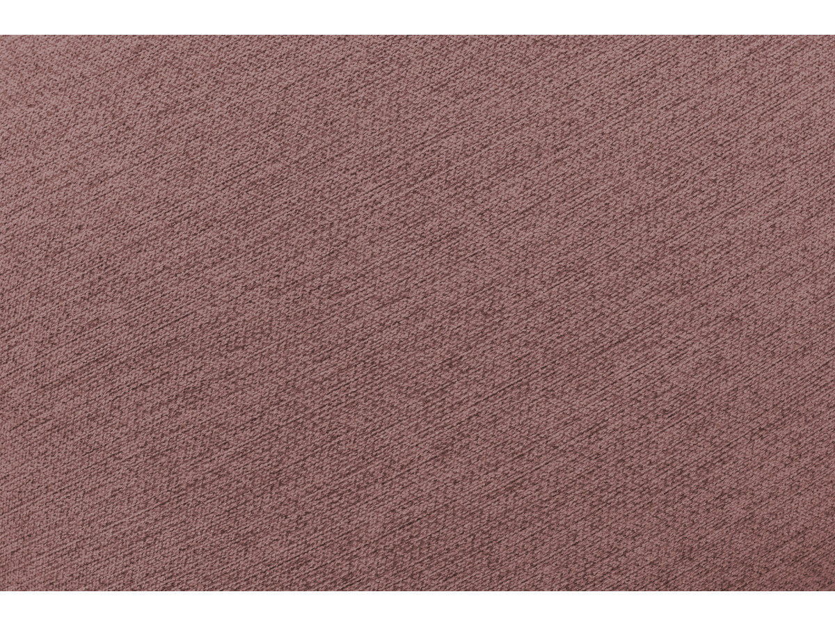 Bobochic Mont-blanc Ecksofa mit Pouf Melange-Stoff Rosa Ecke rechts