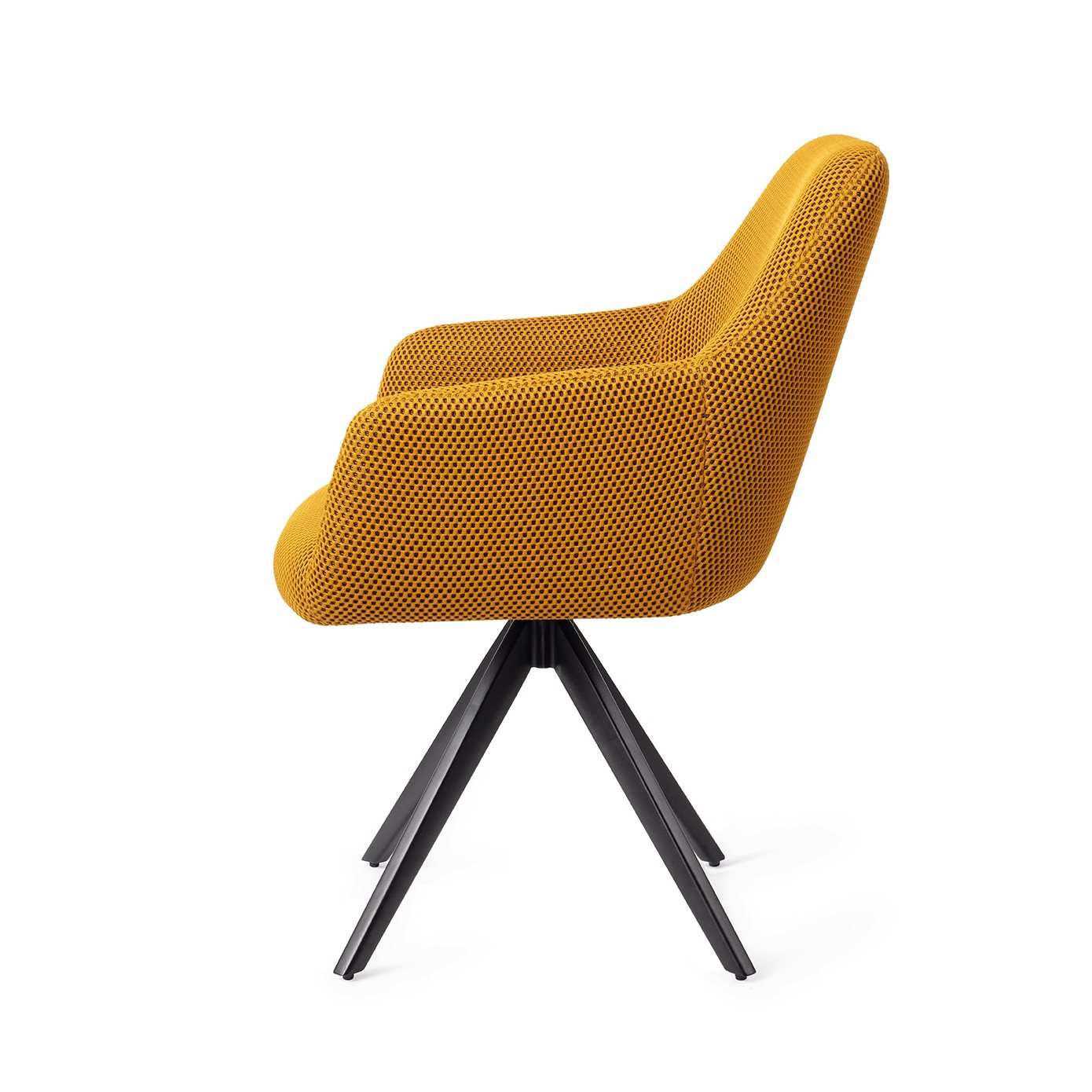 Jesper Home Esszimmerstuhl Hiroo Groovy-Garam Turn Schwarz