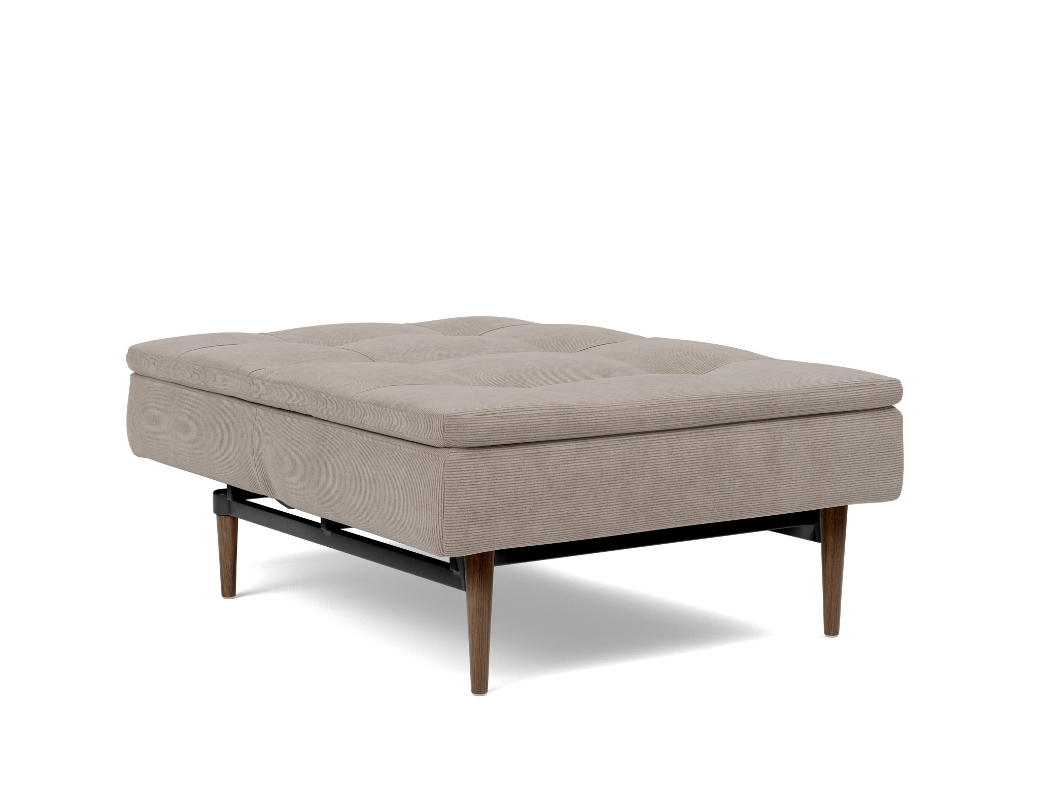 Sessel Dublexo Kord Cordufine 318-Beige Beine Styletto Eiche dunkel