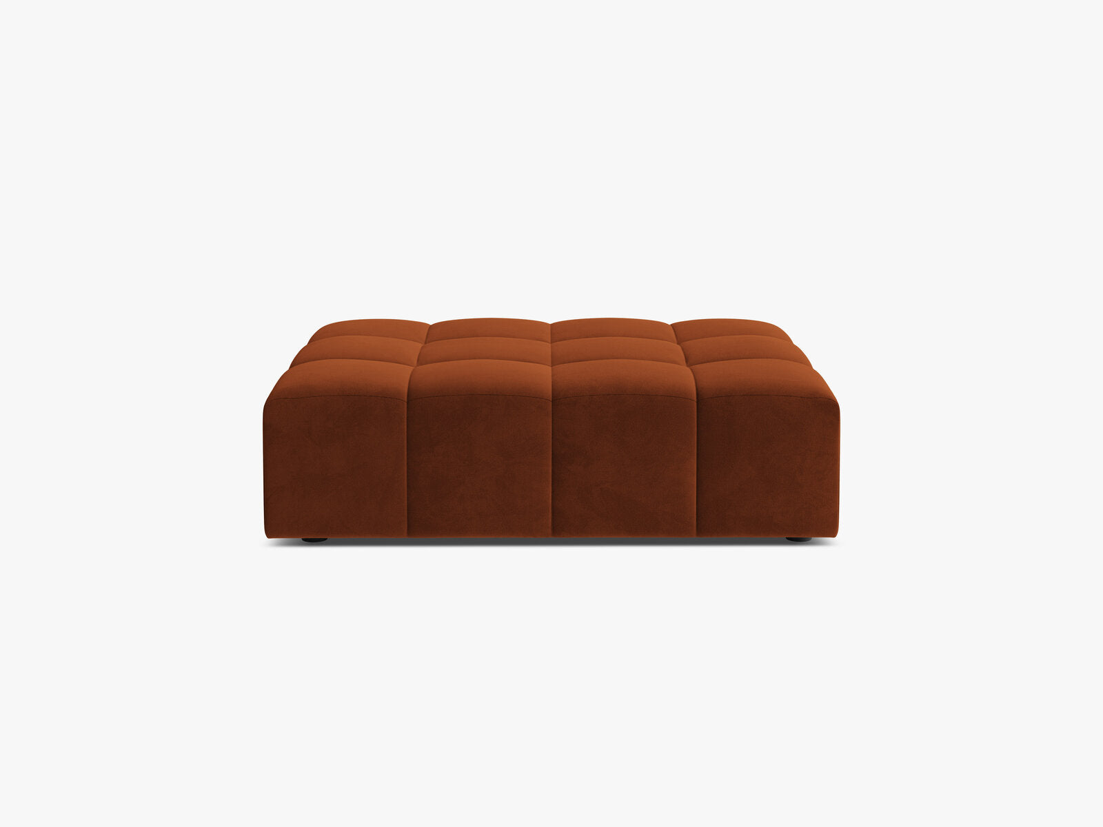 Micadoni Hocker Jennifer 1-Sitzer Samt Bluvel Terrakotta