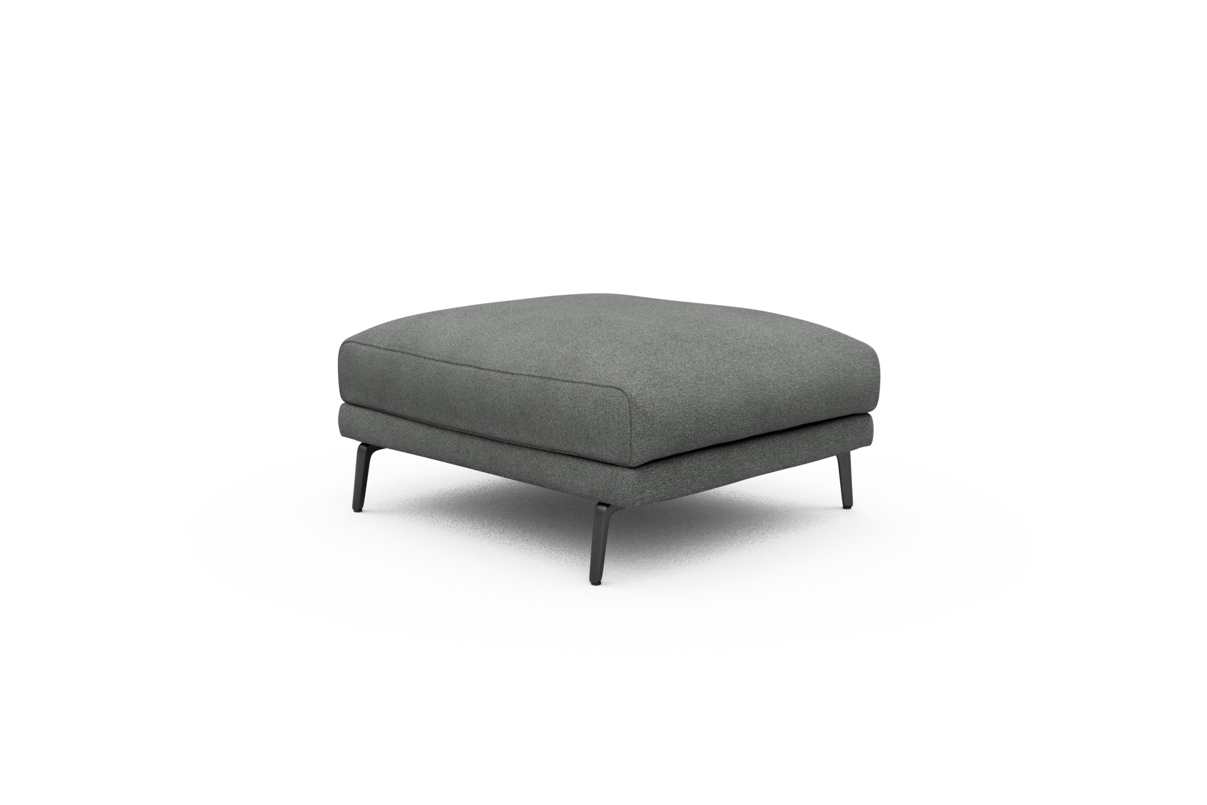 Sitzhocker Karl Boucle-Ash-Grey