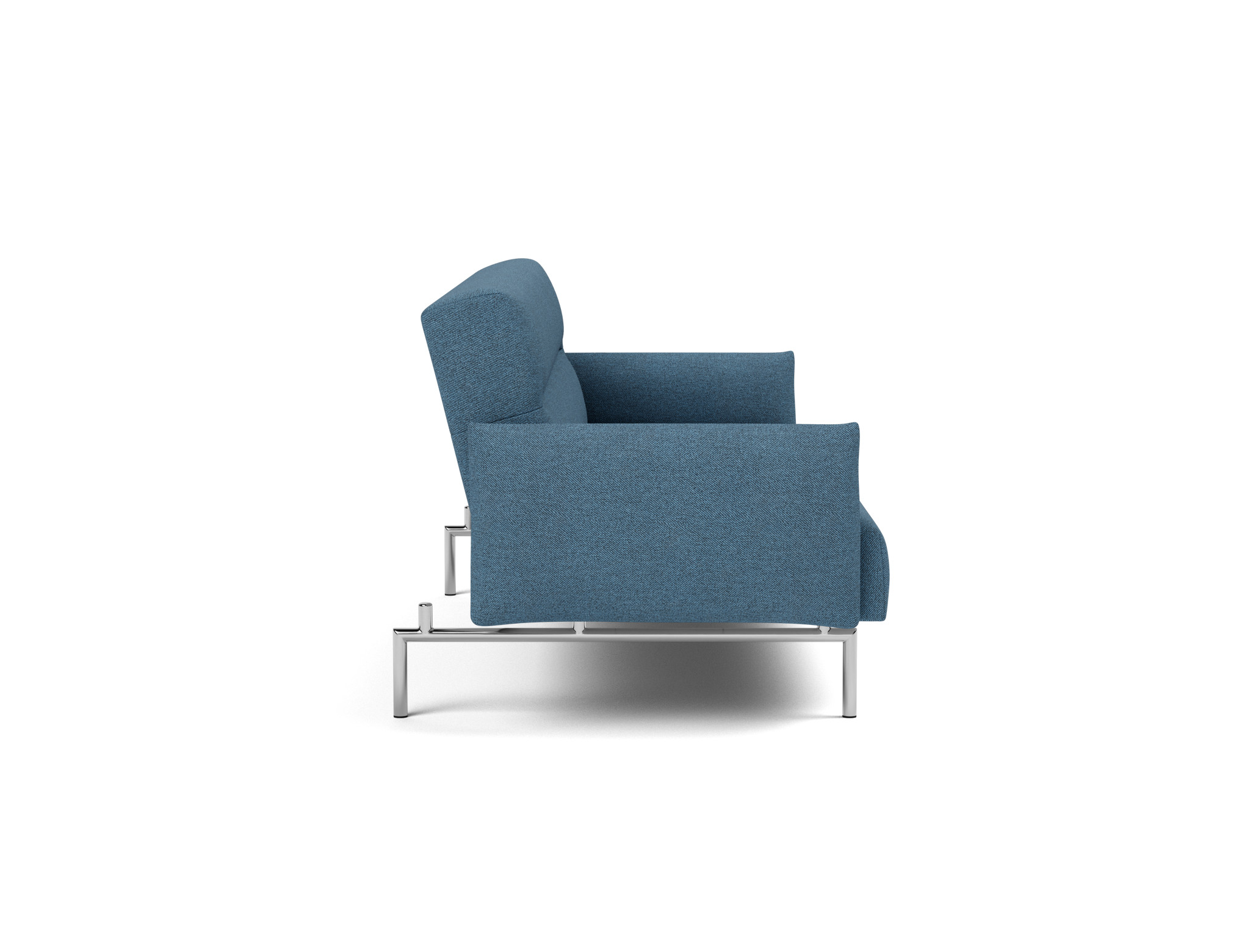 Schlafsofa Jillis mit Armlehnen Strukturierter Stoff Weda 302-Weda-Blue