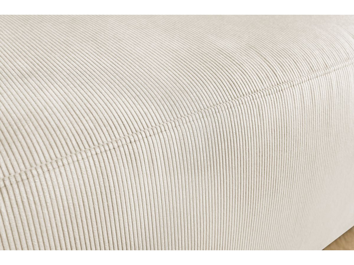 Bobochic Envy Sofa 3-Sitzer Cordsamt Beige