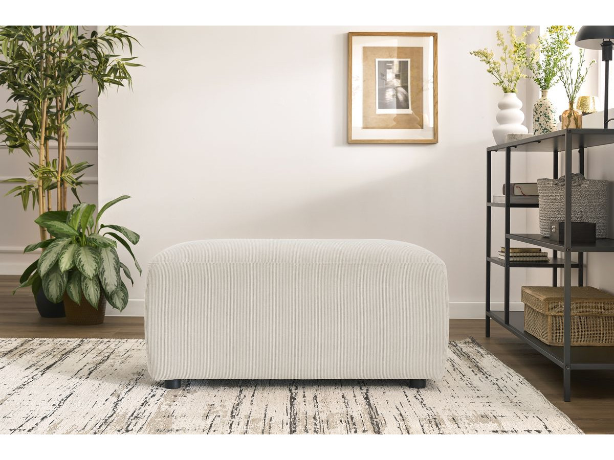 Bobochic Enjoy Pouf Cordsamt Beige