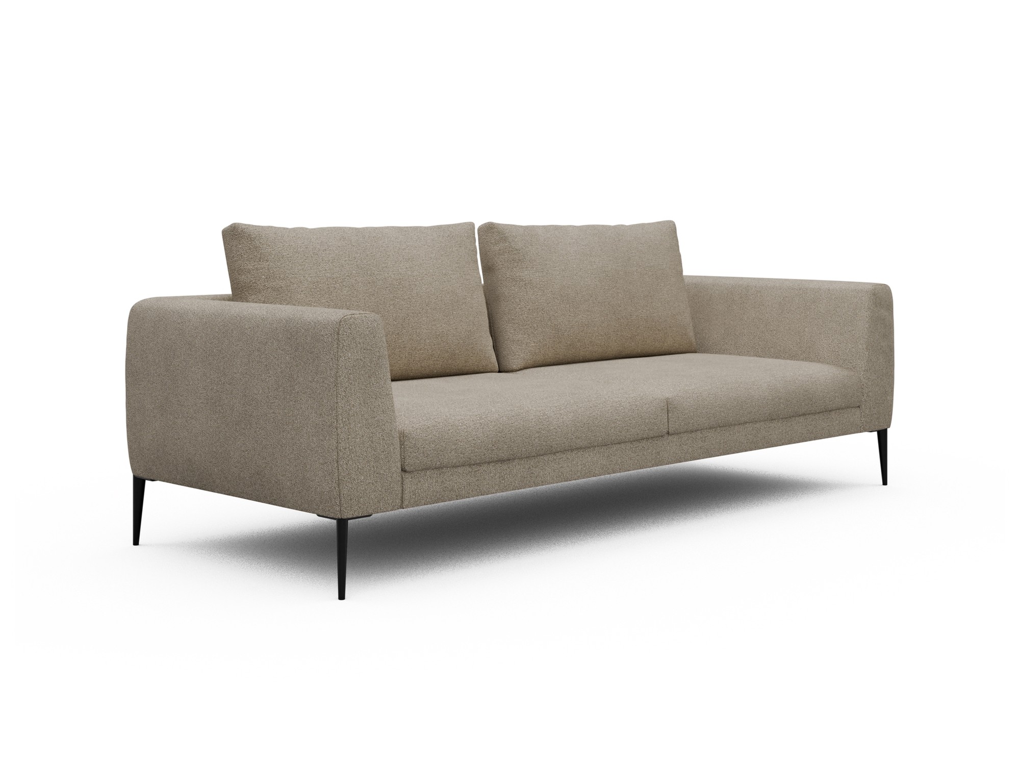 Skandi Home Sofa Paul 3-Sitzer Boucle-Beige moebelfaktor