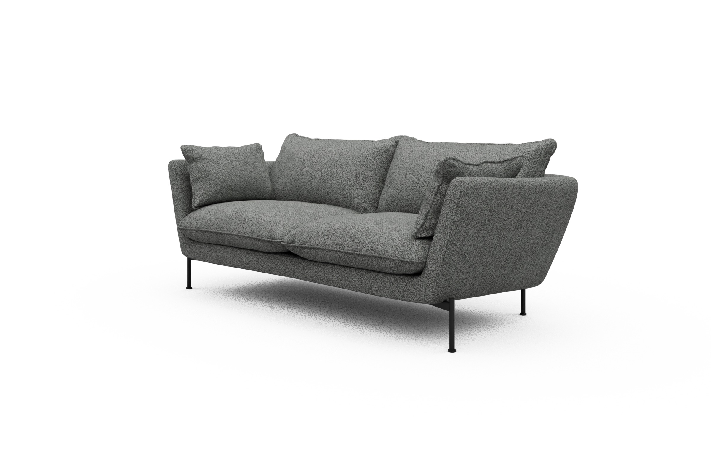 Sofa Anton PREMIUM 2-Sitzer Vanora-Warm-Grey