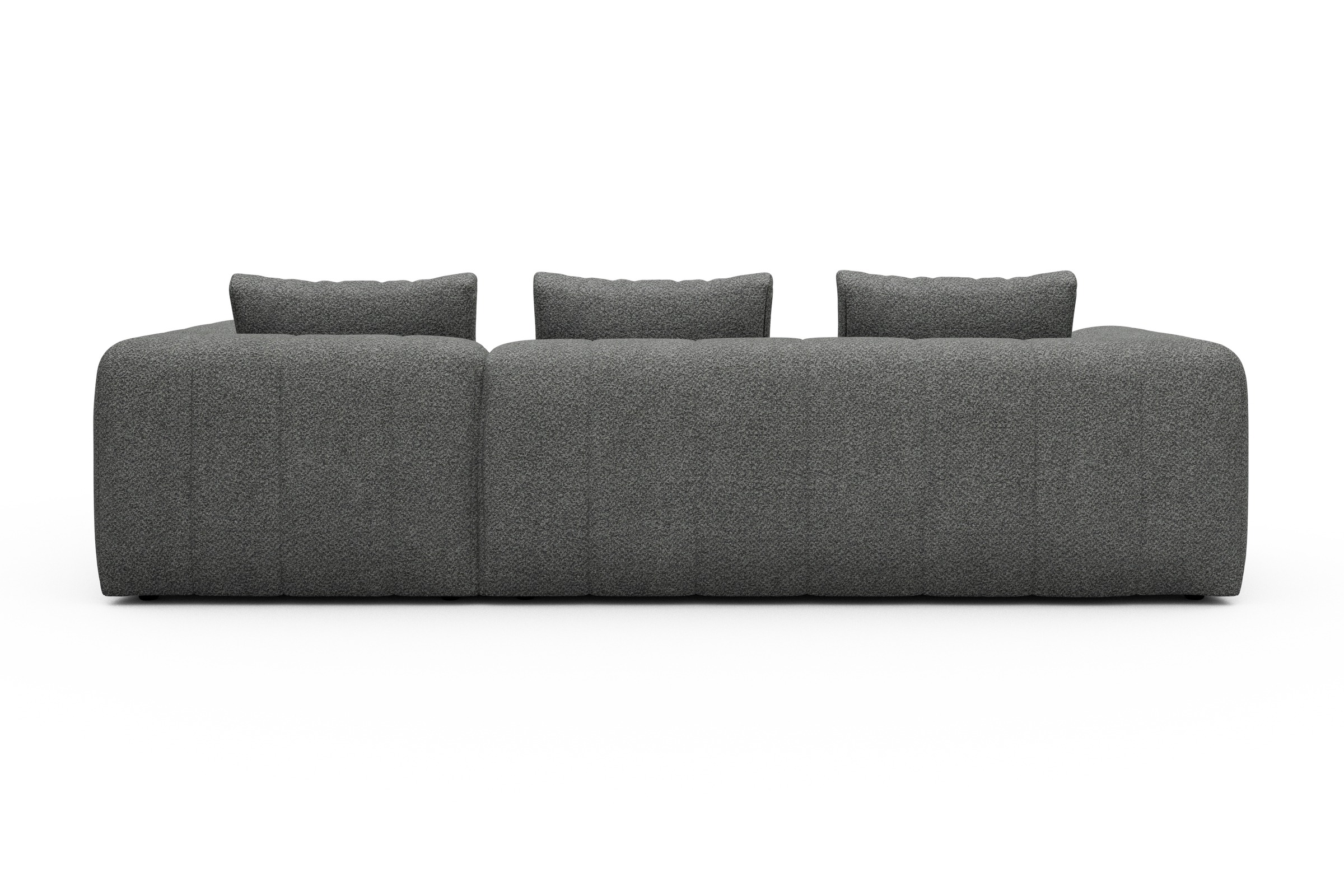 Ecksofa Hugo 2x 2,5-Sitzer Armlehne links Vanora-Warm-Grey