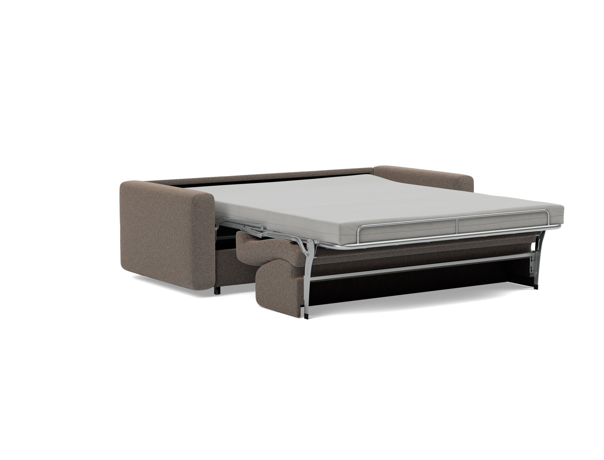 Schlafsofa Killian mit Taschenfederkernmatratze 160 Boucle Skandi 530-Taupe