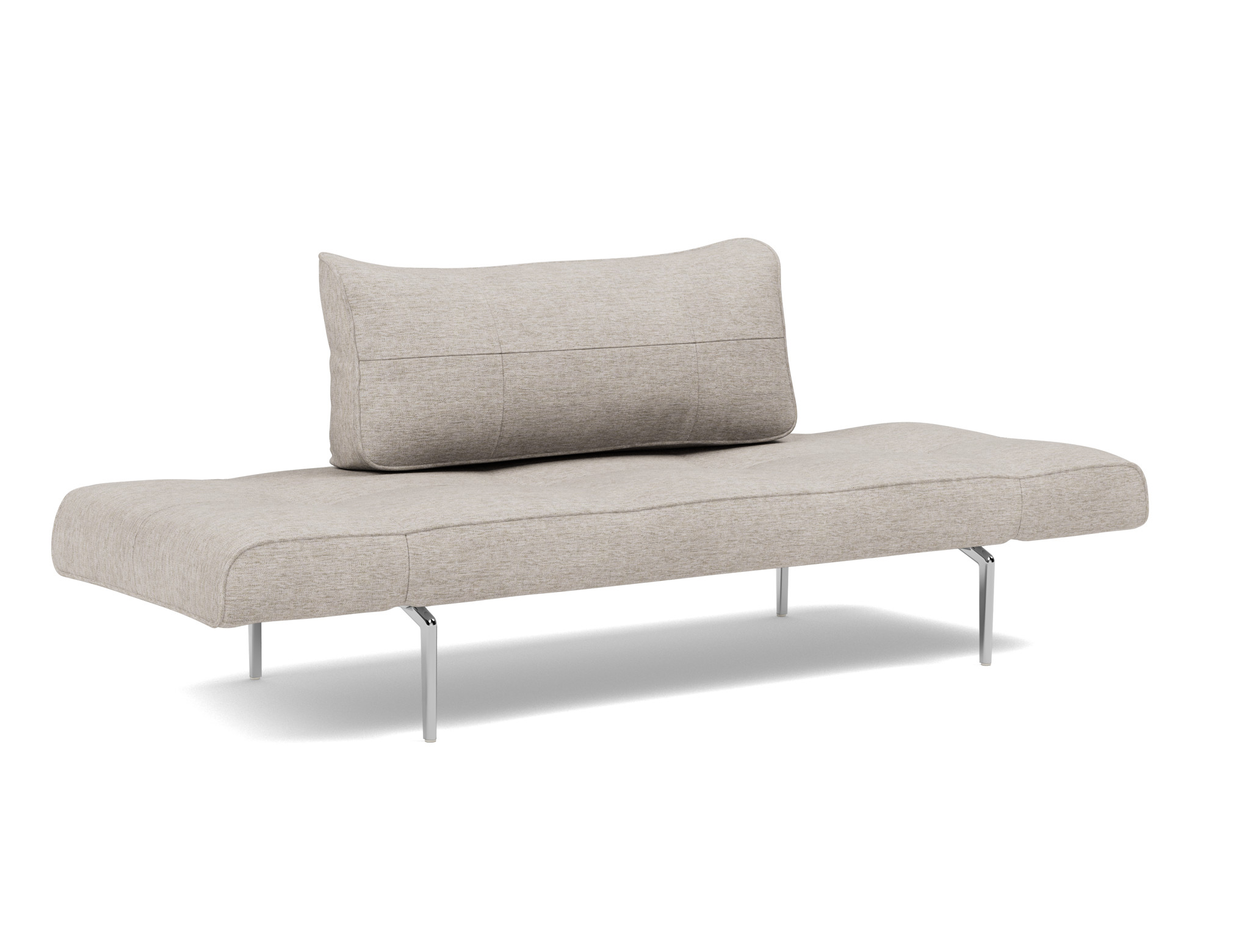 Tagesbett Zeal Chenille Yuveno 471-Sand Beine Straw Aluminium