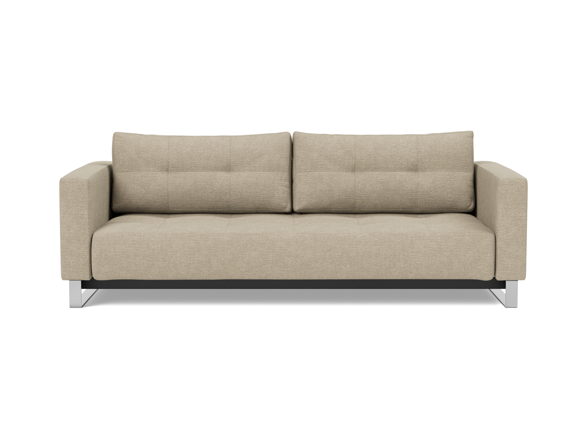 Schlafsofa Cassius D.E.L. Strukturierter Stoff Taura 356-Sand