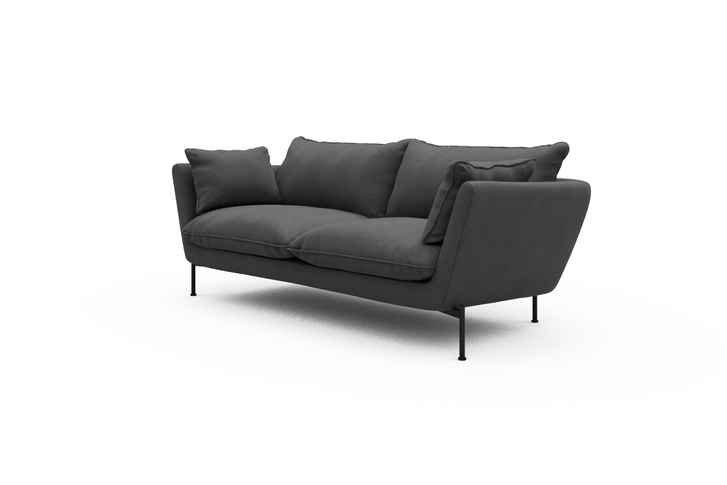 Sofa Anton PREMIUM 2-Sitzer Satya-Zinc