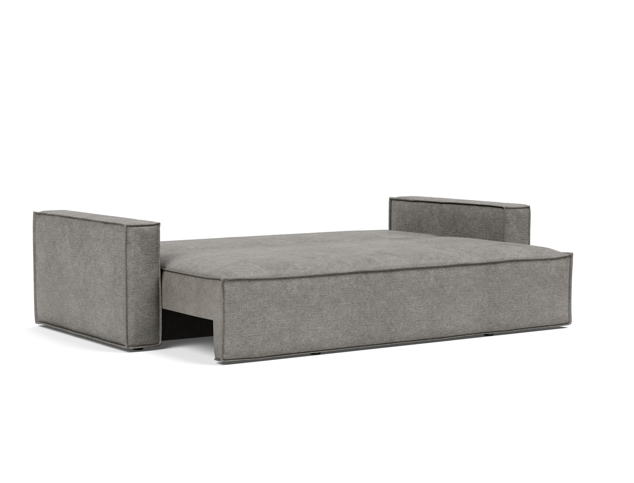 Schlafsofa Newilla Flachgewebe Avella 282-Warm-Grey