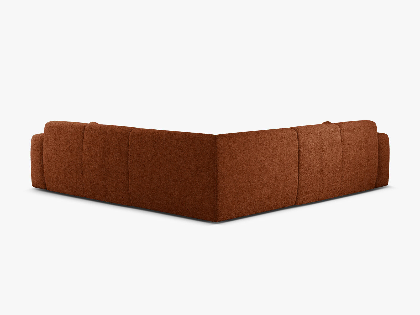 Micadoni Ecksofa Molino 5-Sitzer Boucle Baloo Braun