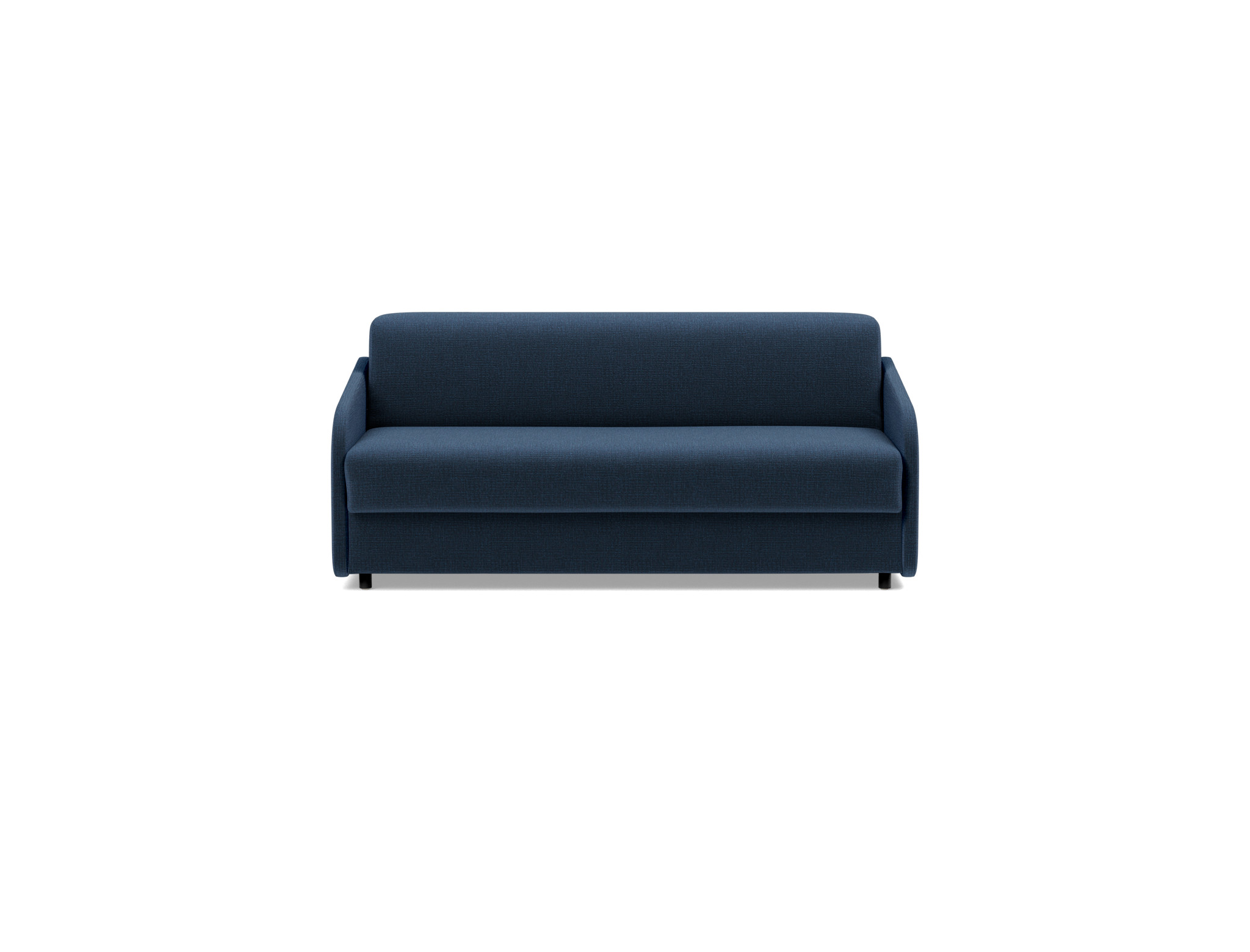 Schlafsofa Eivor mit Memory-Matratze 140 Chenille Esina 414-Indigo-Blue