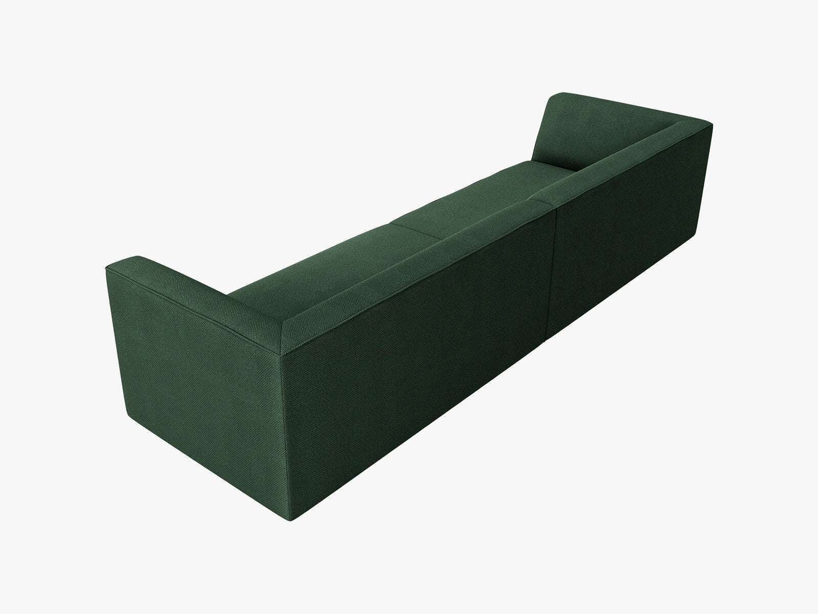 Micadoni Sofa Ruby 4-Sitzer Strukturierter Stoff Ottawa Grün