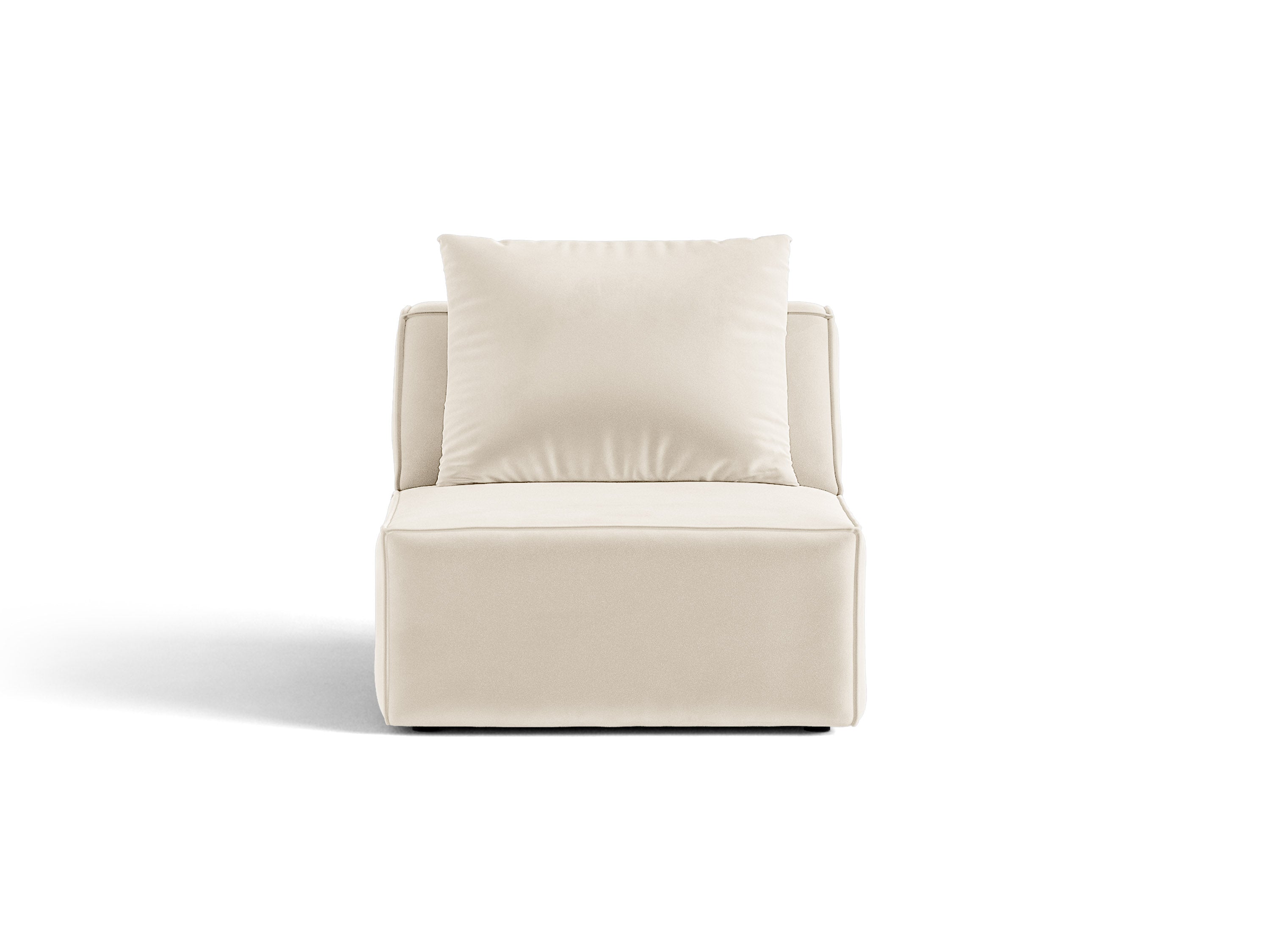 Micadoni Sessel ohne Armlehnen Jodie 1-Sitzer