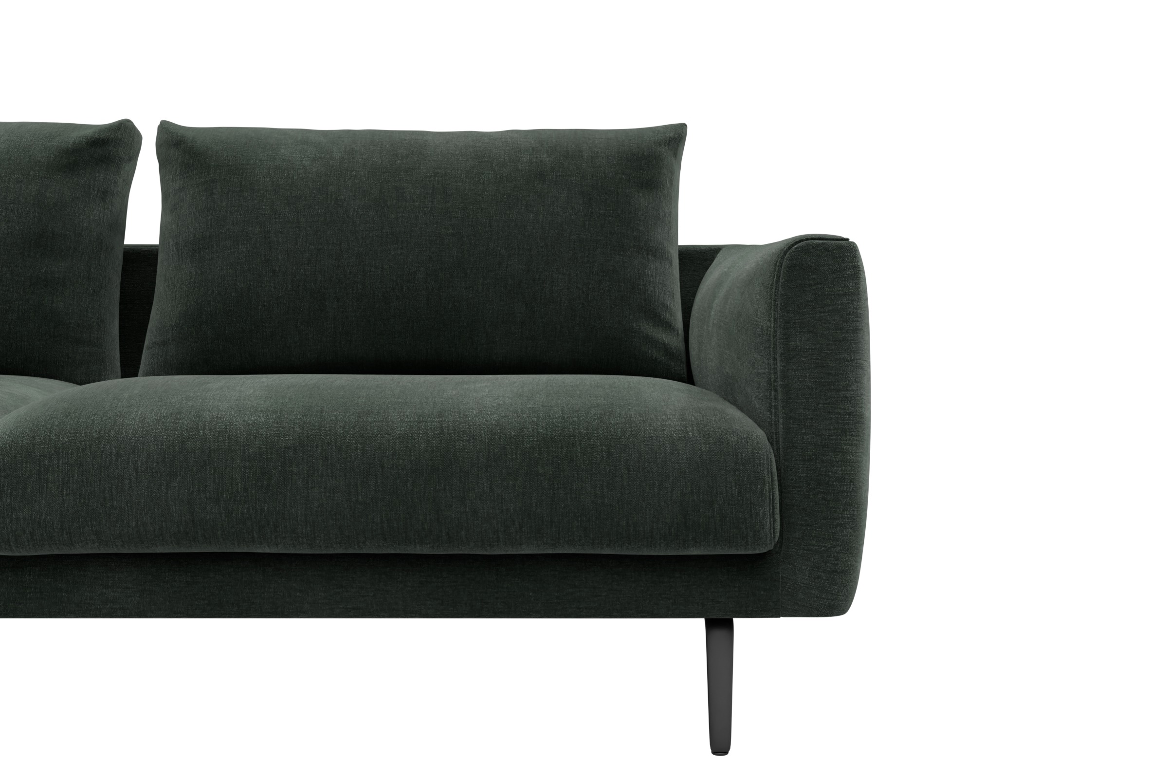 Sofa Karl 3-Sitzer Smooth-Laurel-Green