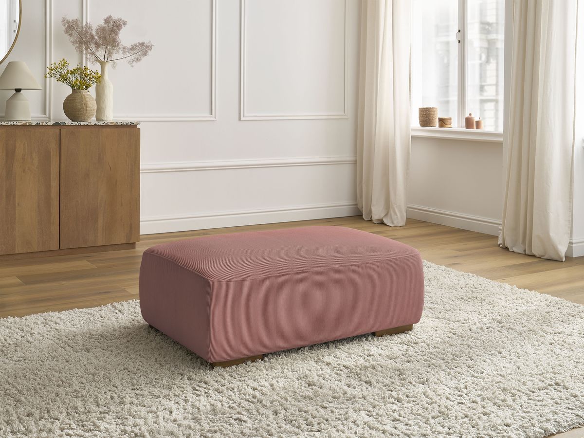 Bobochic Sidonie Pouf Cordsamt Rosa