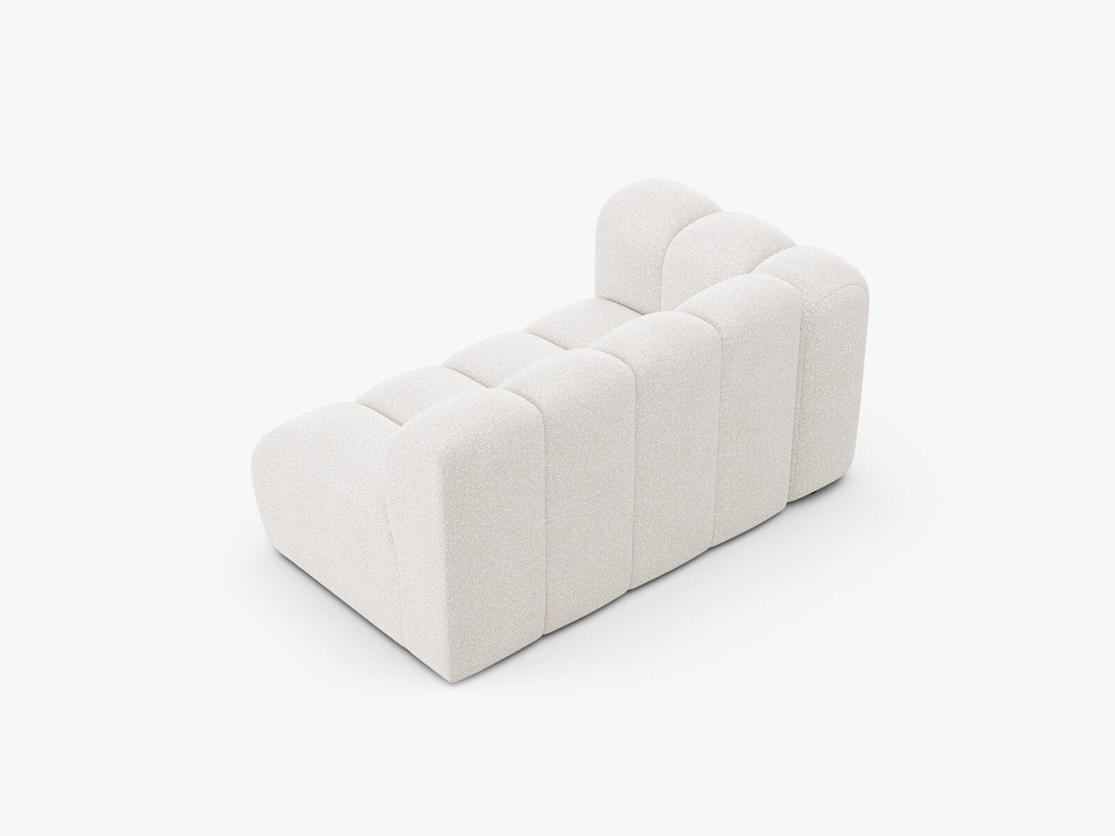 Micadoni Modul Lupine 2-Sitzer Links Boucle Baloo Weiß