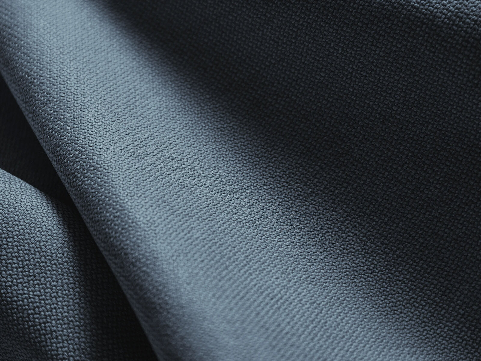 Micadoni 3-Sitzer Sofa Jodie Strukturierter Stoff Megan Blau