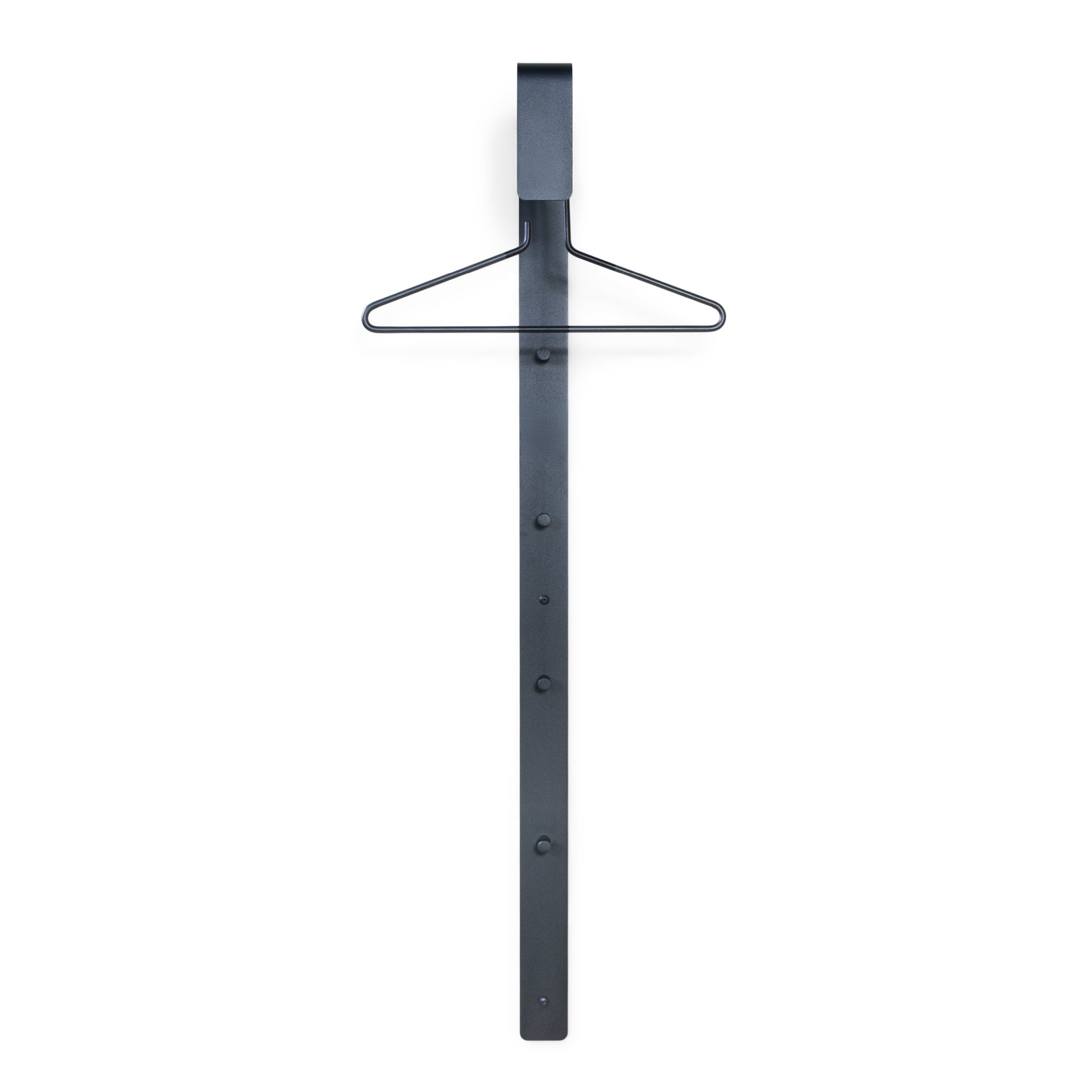 Spinder Design Wandgarderobe Arcus Bar Schwarz