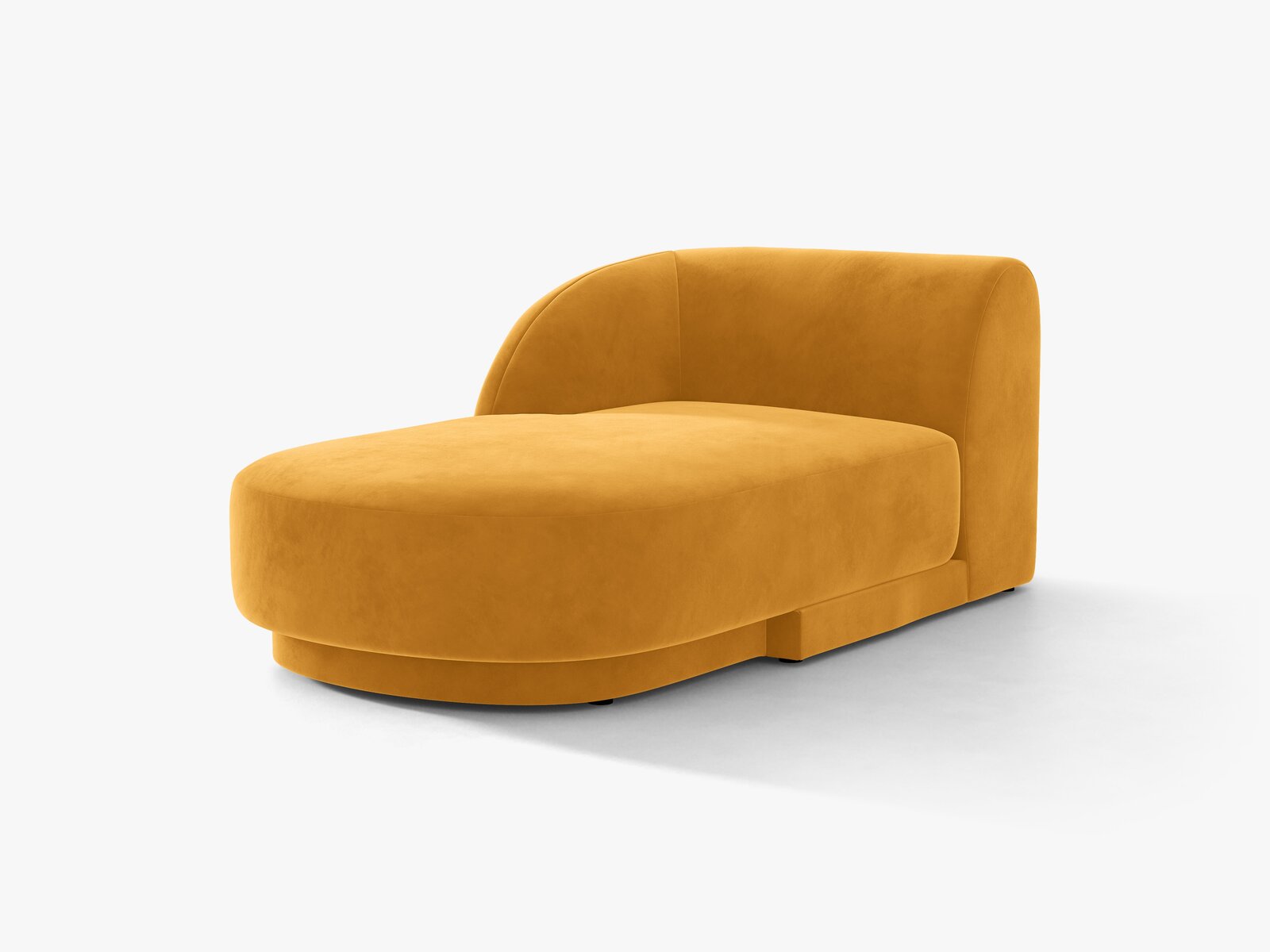Micadoni Modul Miley 2-Sitzer Samt Venus Gelb Links