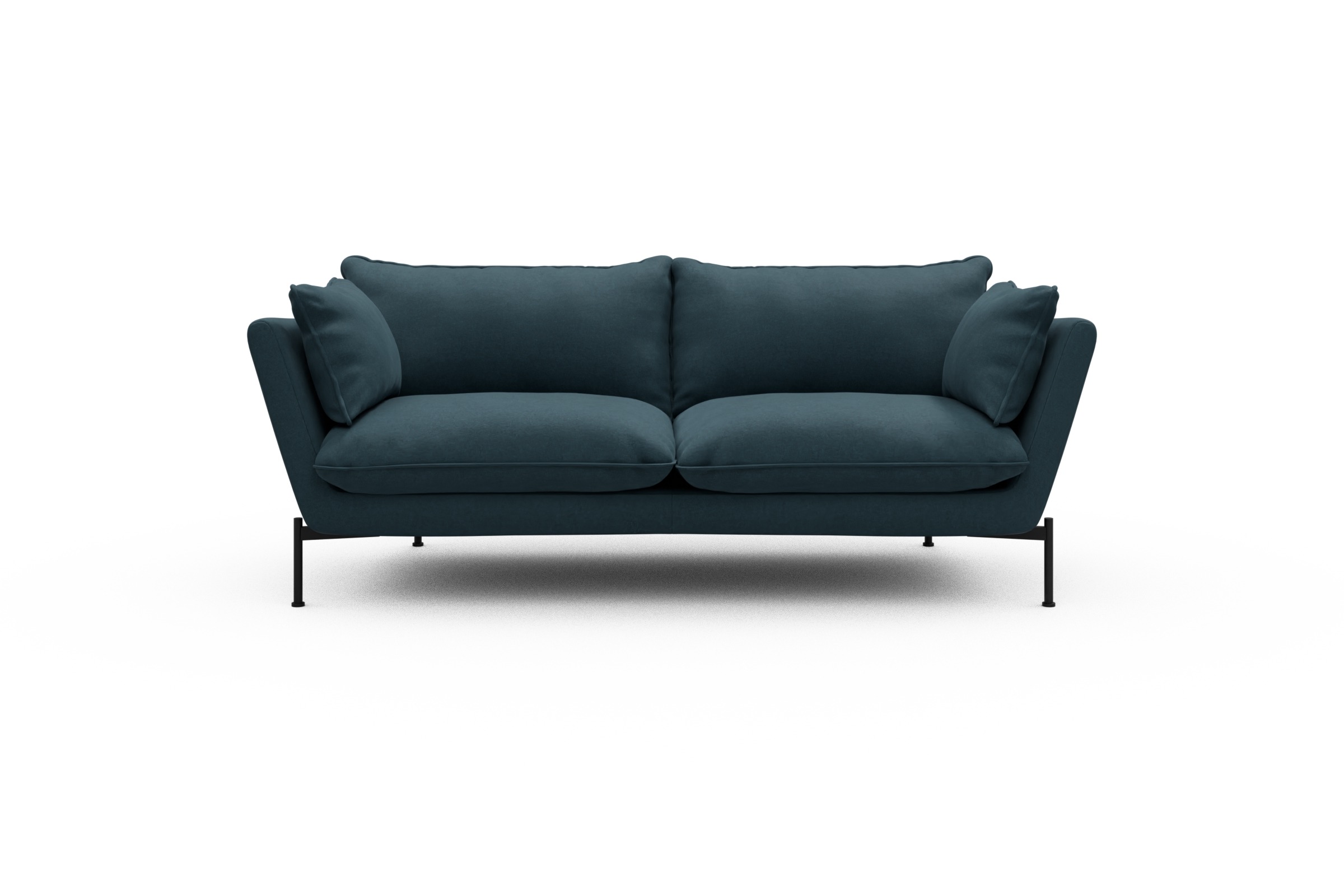 Skandi Home Sofa Anton PREMIUM 2-Sitzer Satya-Indigo moebelfaktor