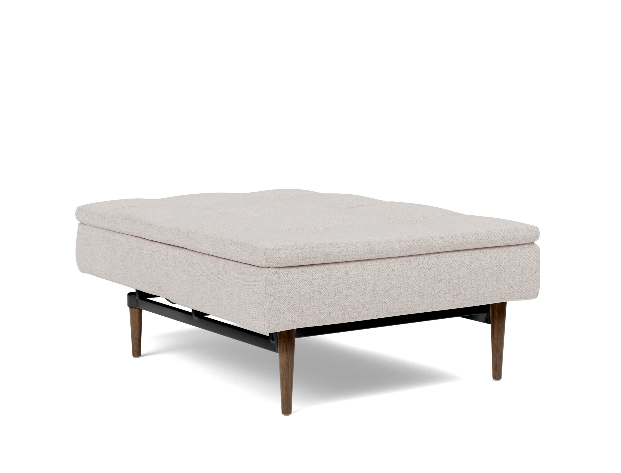 Sessel Dublexo Strukturierter Stoff Weda 300-Weda-Sand Beine Styletto Eiche dunkel