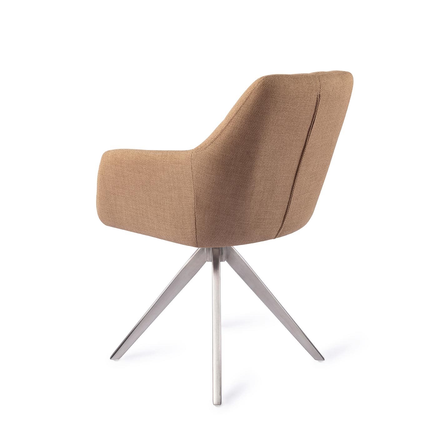 Jesper Home Esszimmerstuhl Noto Toasted-Toffee Turn Stahl