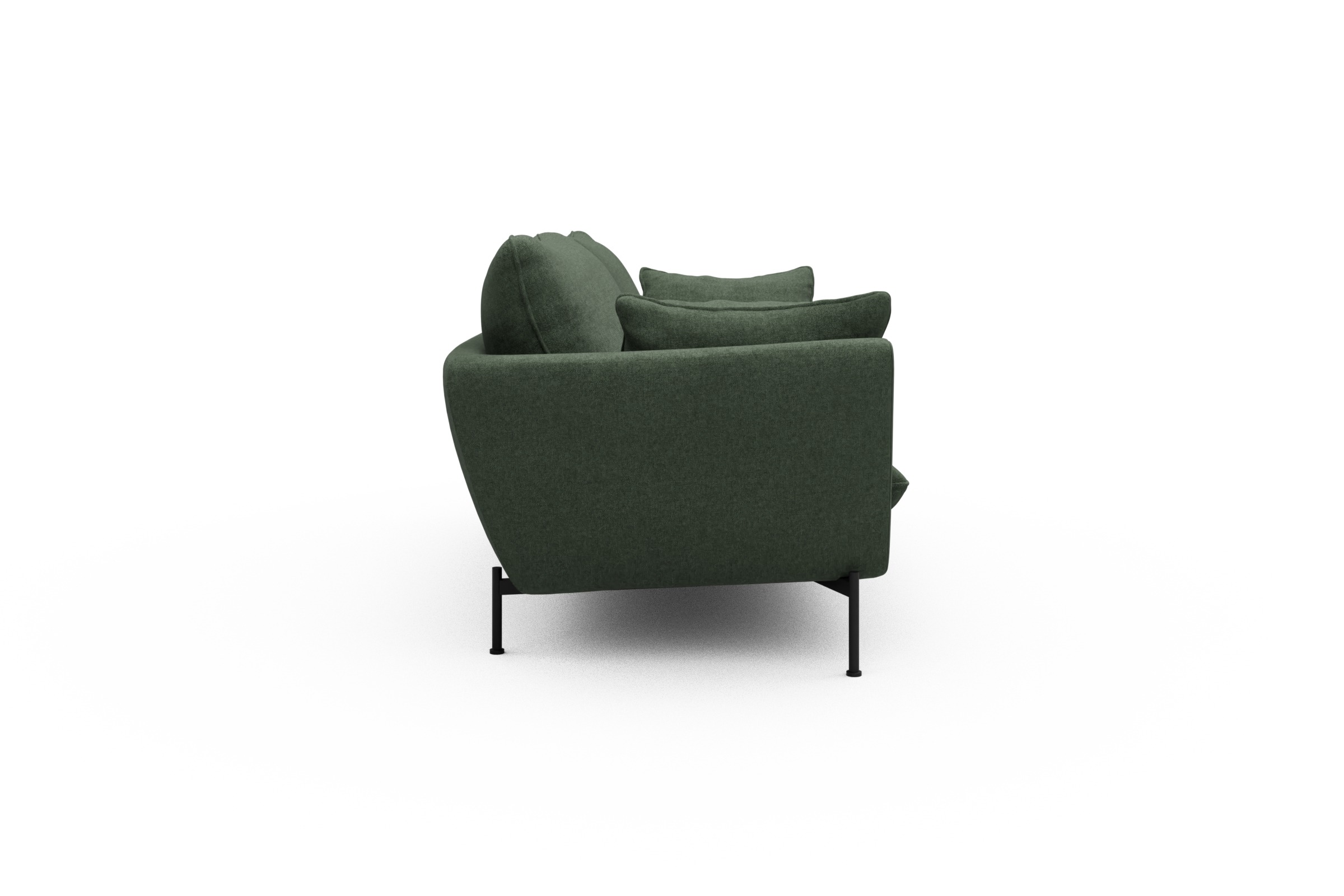 Sofa Anton 3-Sitzer Casone-Forest-Green