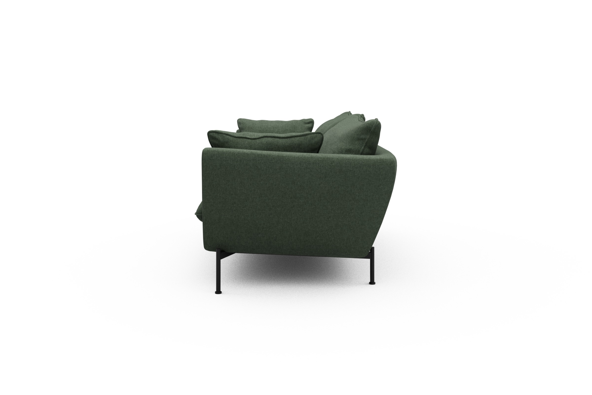 Sofa Anton PREMIUM 2-Sitzer Casone-Forest-Green